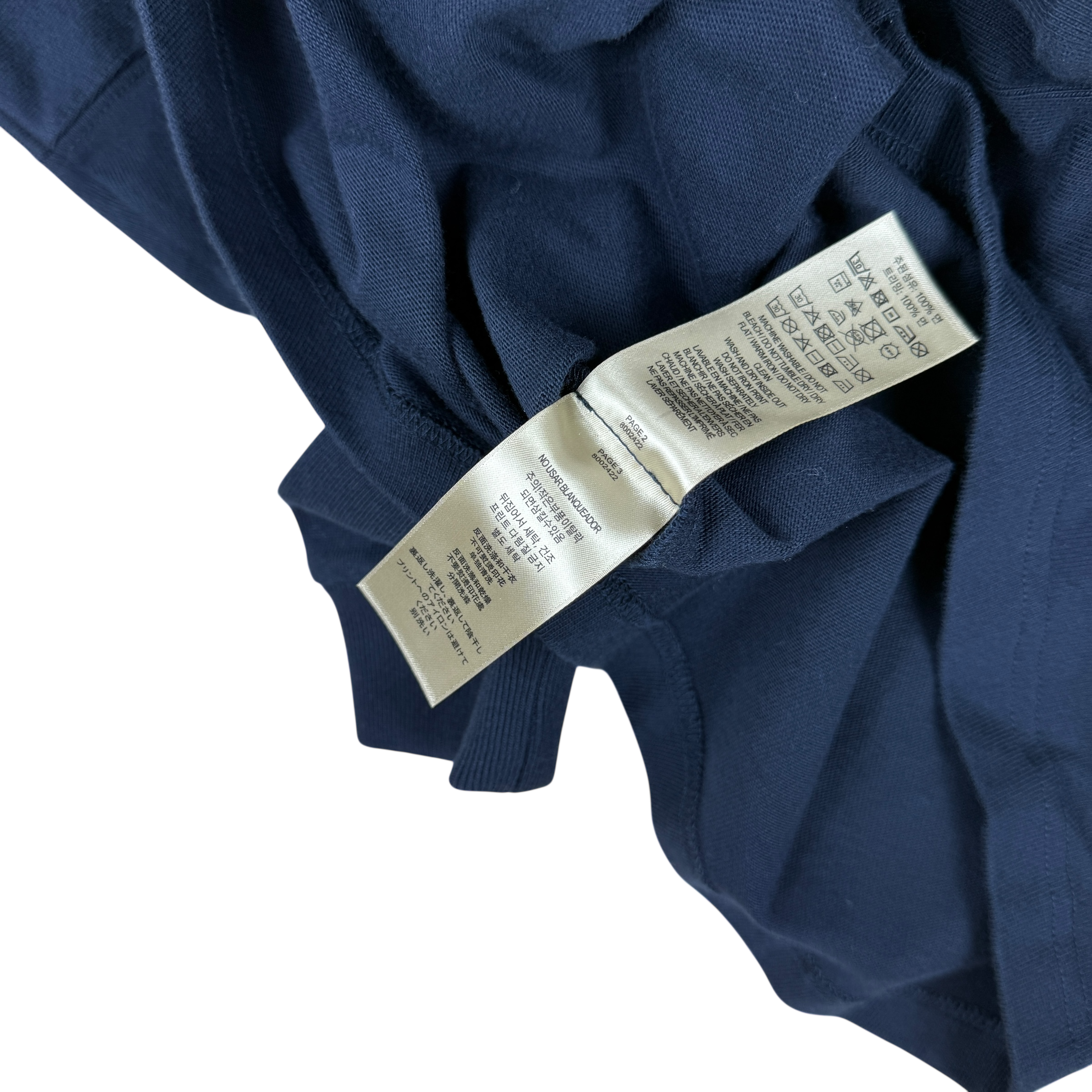 Burberry Big Logo Spellout Sweatshirt Navy (Fits M-L)