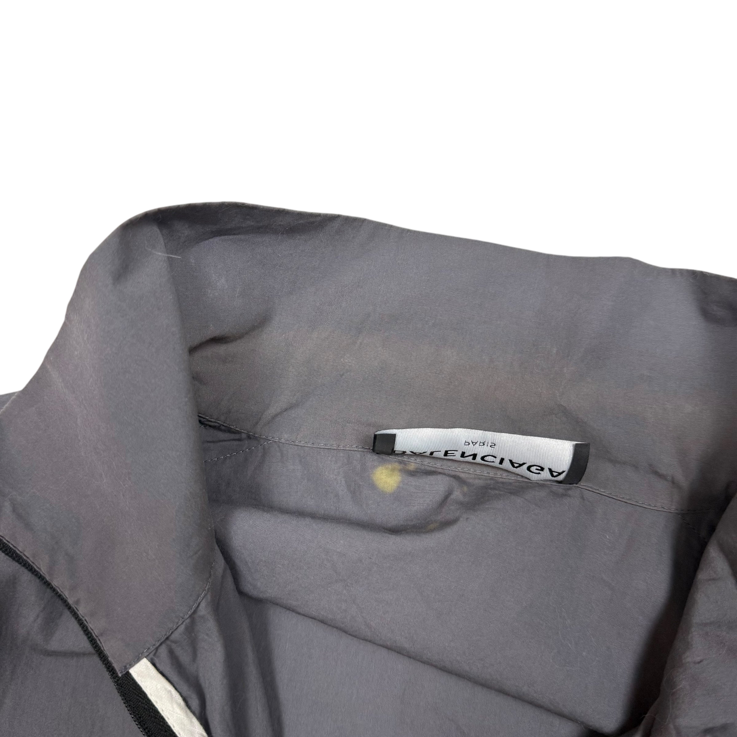 Balenciaga SS18 Logo Colour Block Track Jacket White/Navy/Grey (Fits L-XXL)