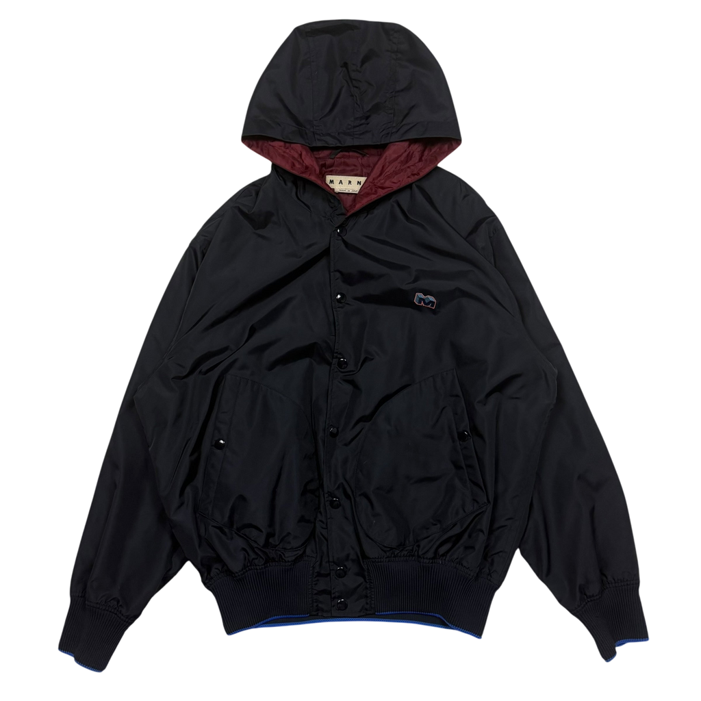 Marni Oversized Nylon Jacket Navy (Fits XL–XXL)