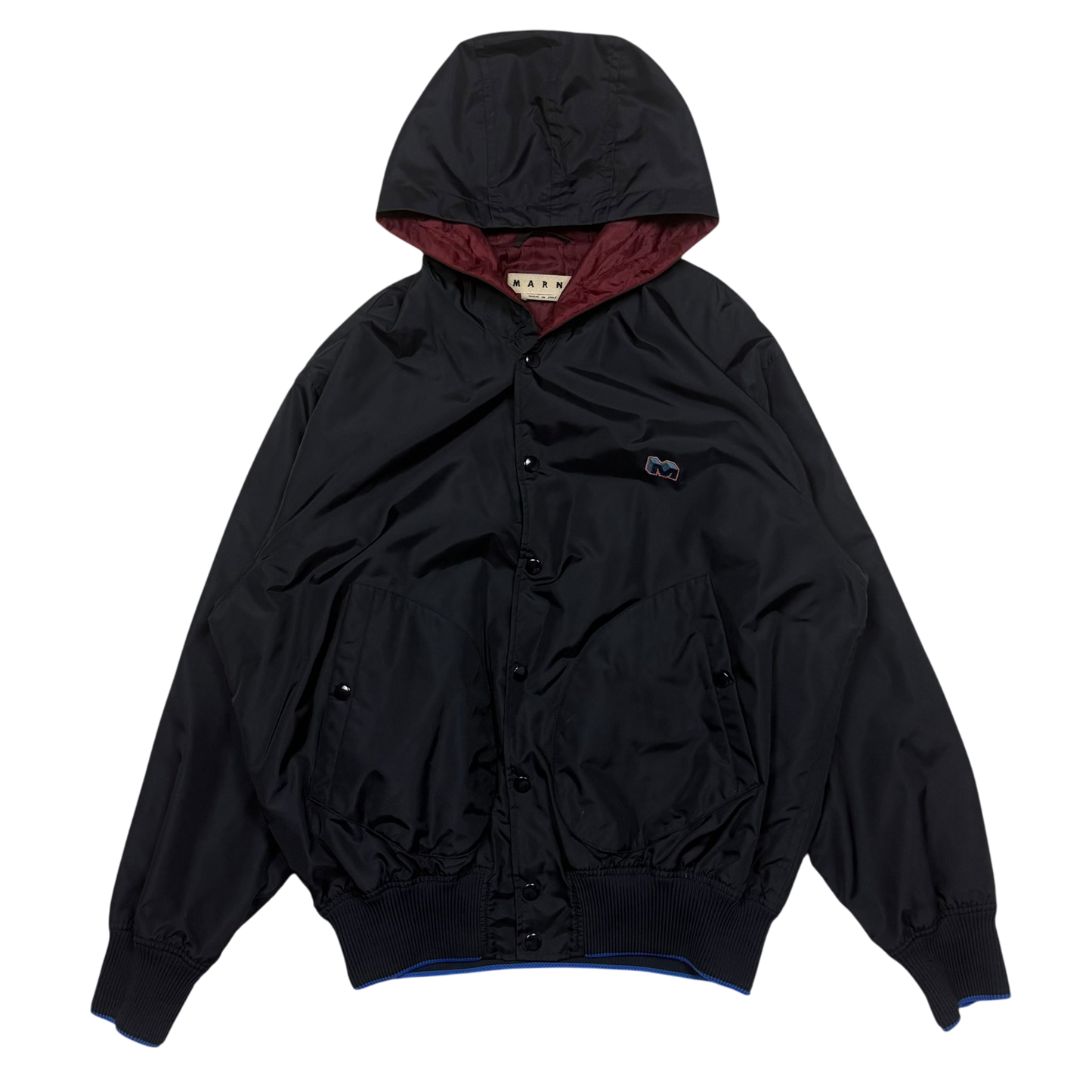 Marni Oversized Nylon Jacket Navy (Fits XL–XXL)