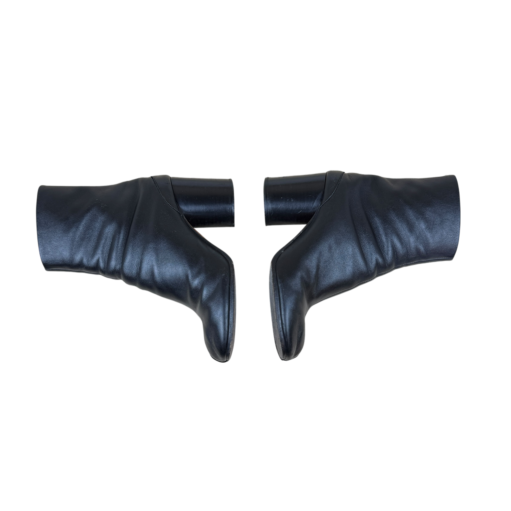 Maison Margiela 80mm Leather Tabi Boots Black (Size EU36.5)