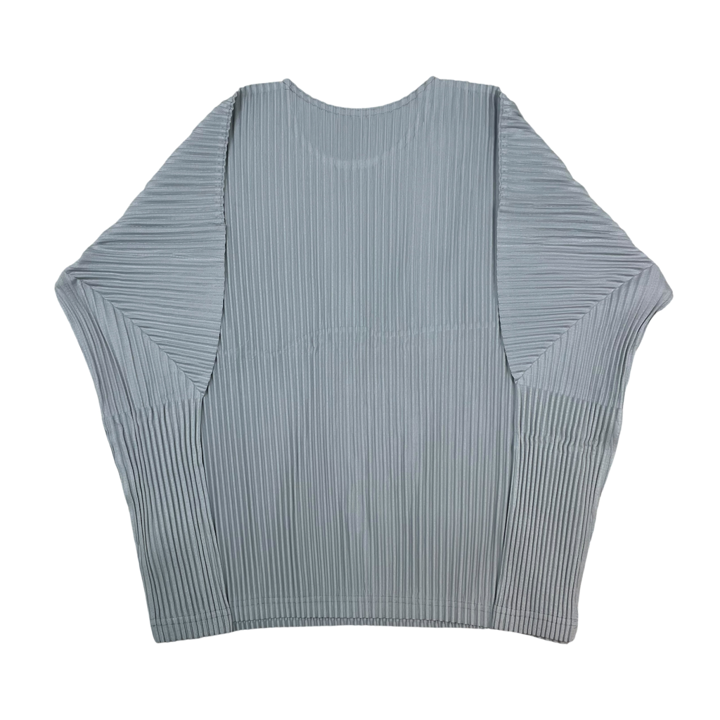 Issey Miyake Homme Plisse Pleated Long Sleeve Grey (Size 1)