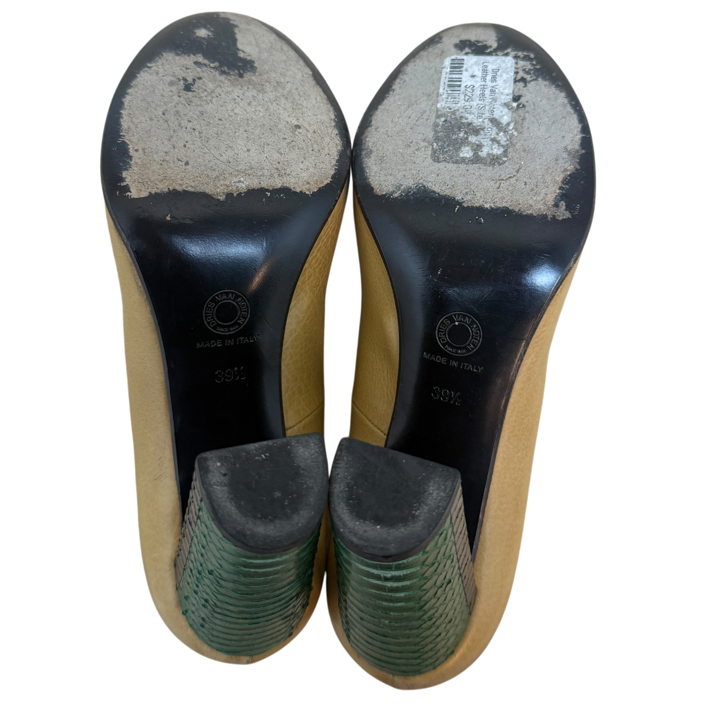 Dries Van Noten Exotic Leather Heels (Size EU39.5)