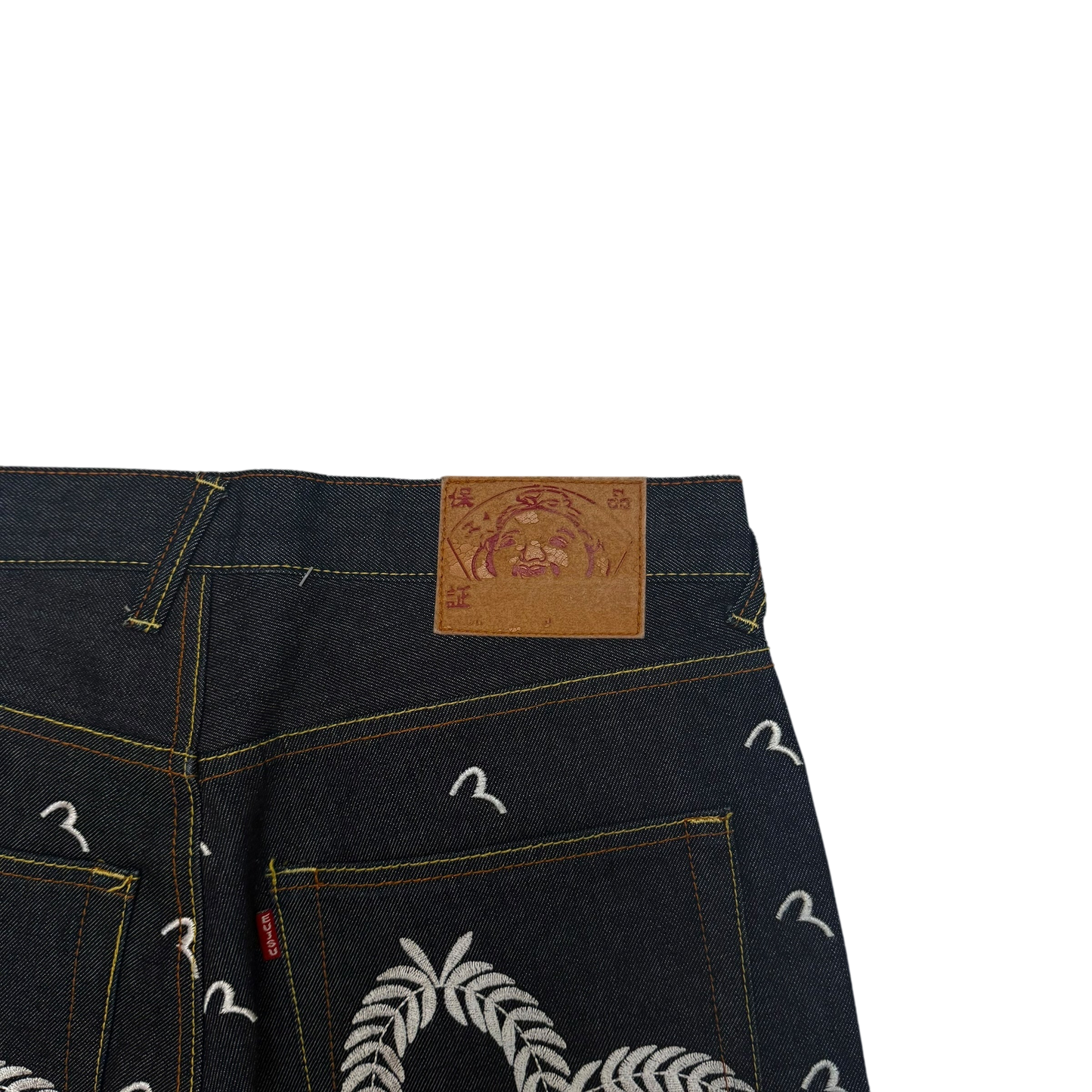 Evisu All Over Angle Print Jeans (Fits 32”)