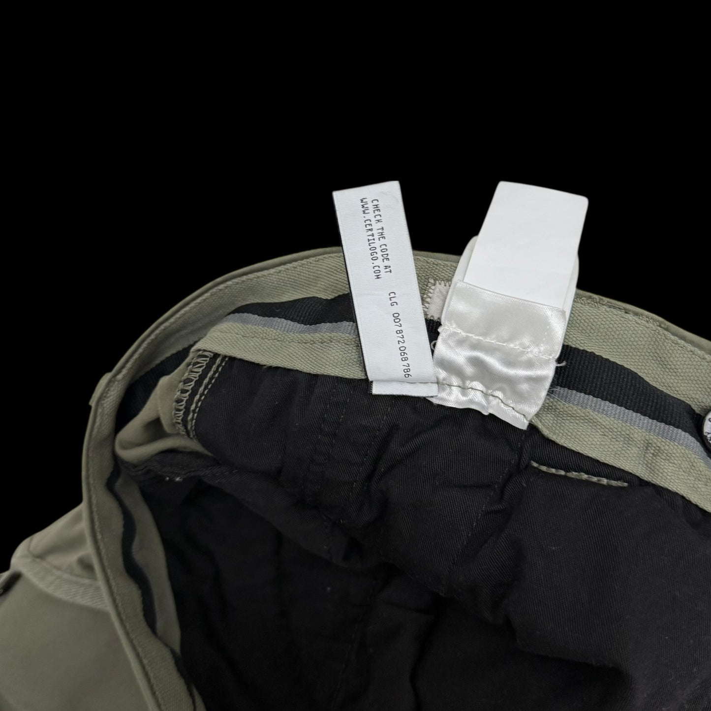 C.P. Company Loose Fit Cargo Trousers Olive Green (Size XL)
