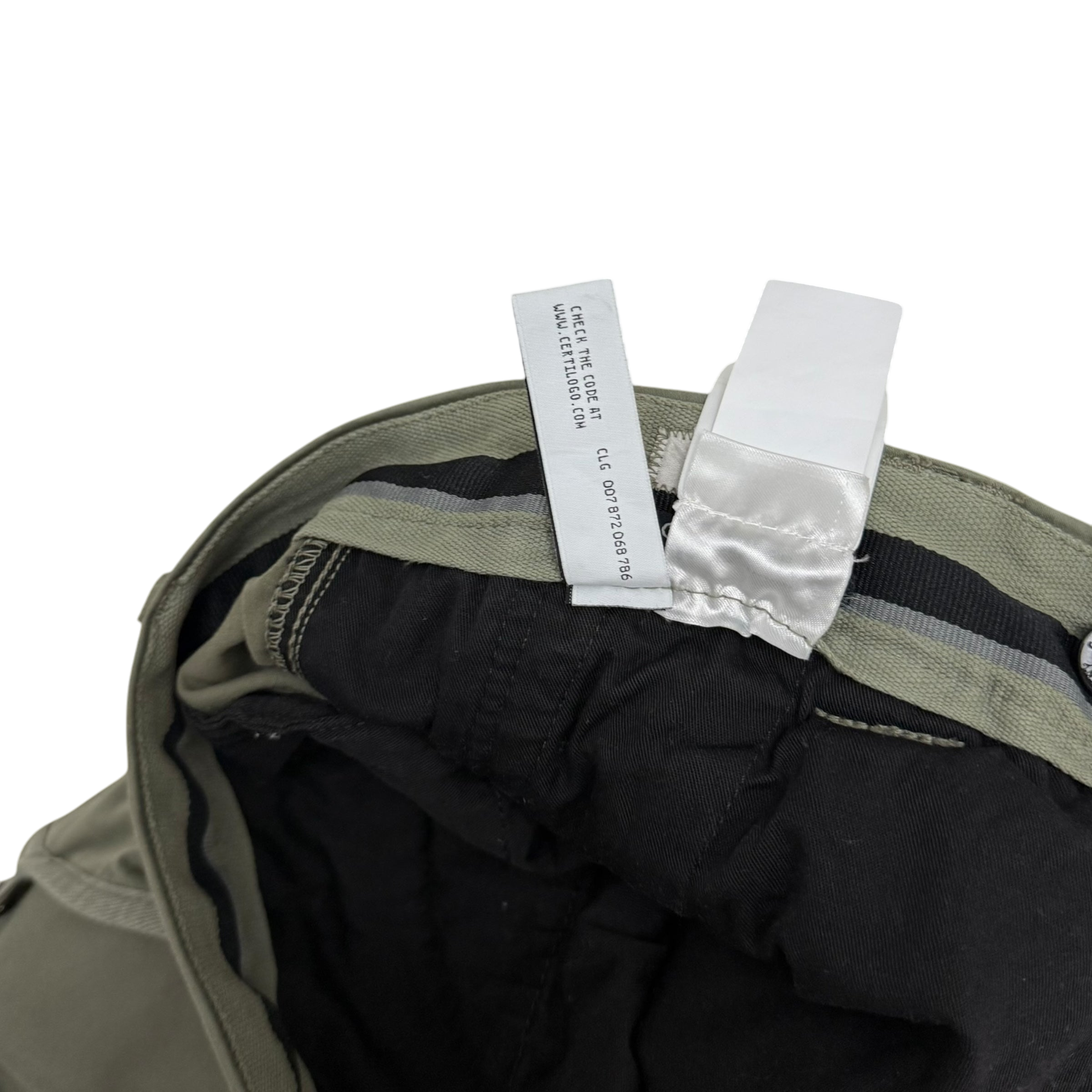 C.P. Company Loose Fit Cargo Trousers Olive Green (Size XL)