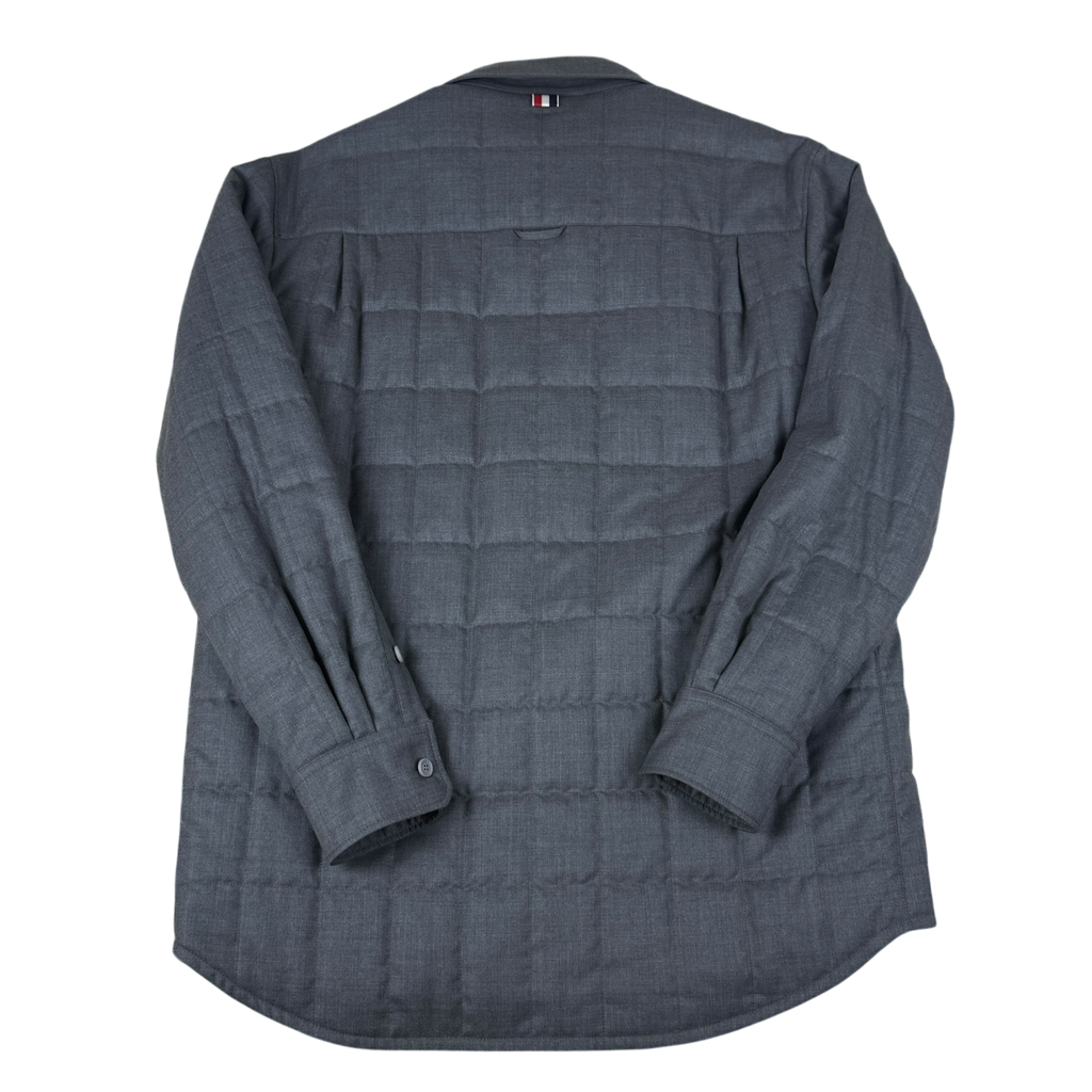 Thom Browne Wool Padded Down Jacket Grey (Size 3/L)