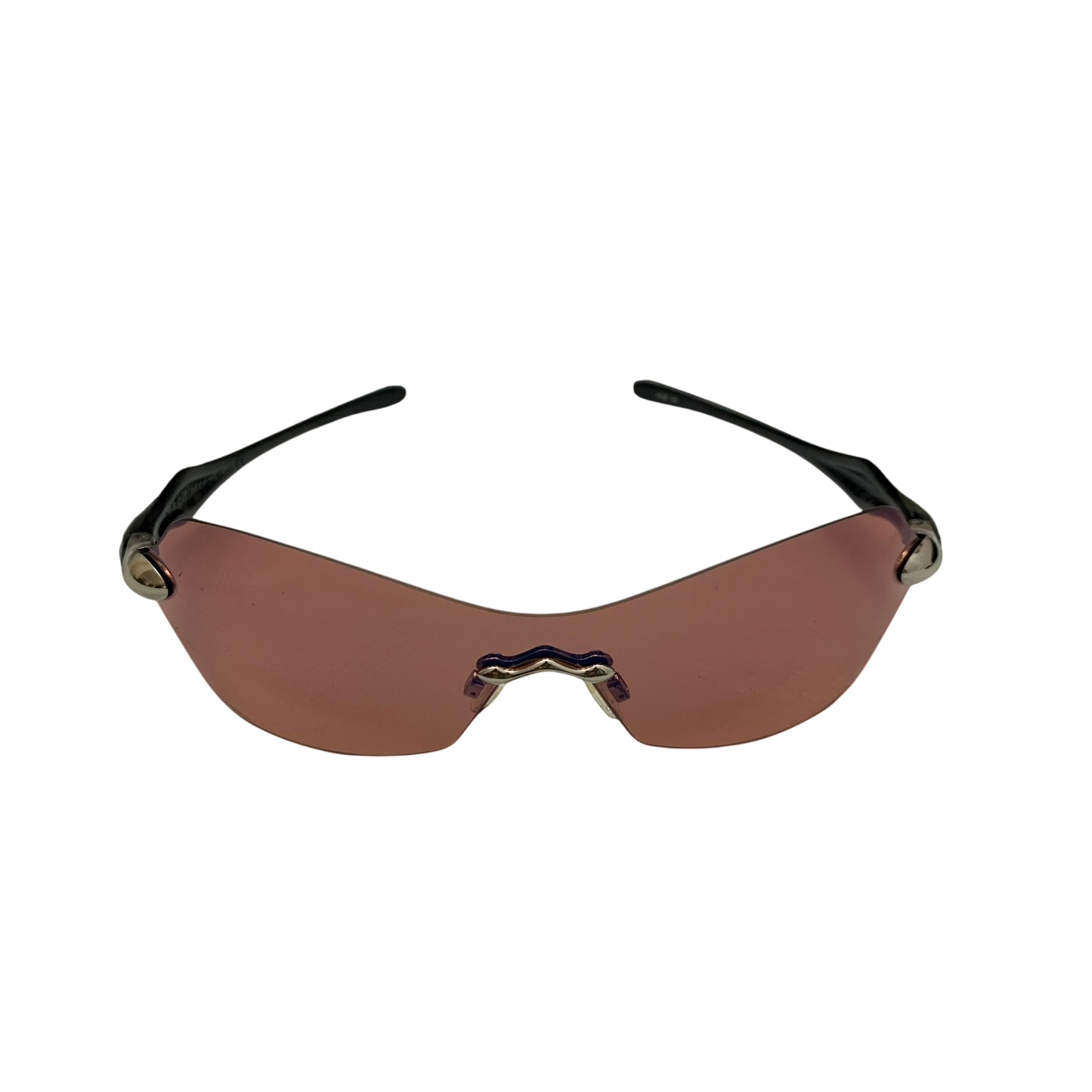 Oakley 2000s Dartboard Sunglasses Black / Dark Pink