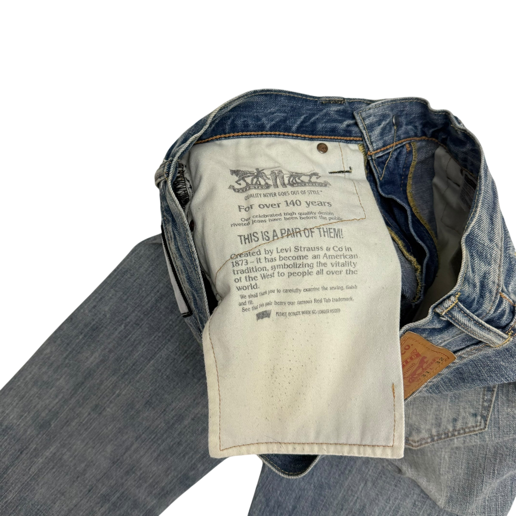 Levi’s 513 Custom Patchwork Jeans (Size 31”)