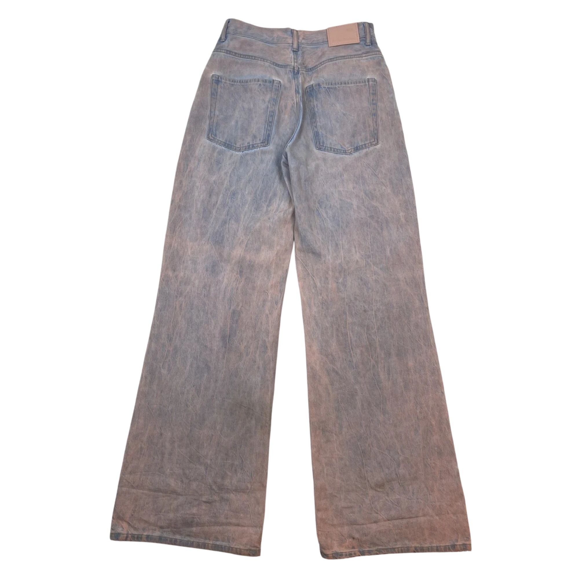 Acne Studios FW23 Wide-Leg Jeans Blue/Pink (Size 27”)