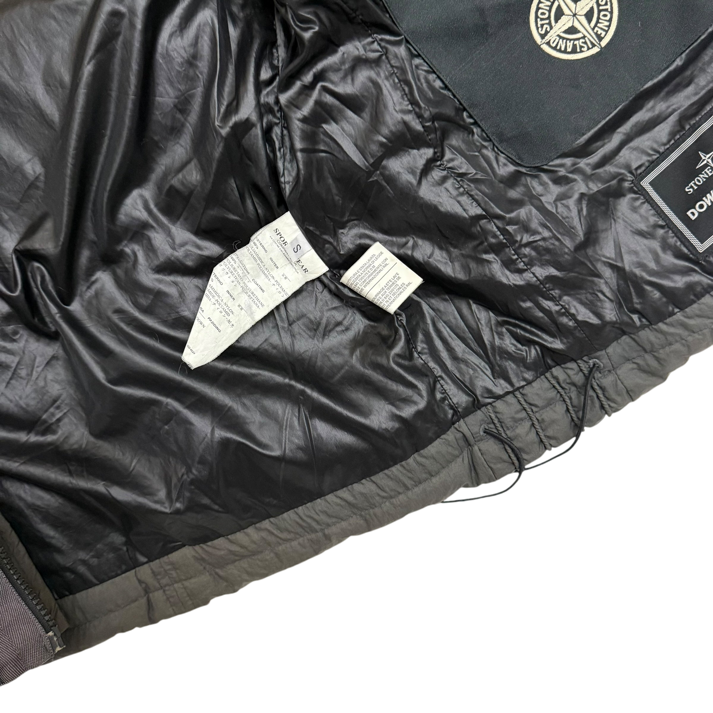 Stone Island AW 2009 Opaque Nylon Tela Down Gilet Brown (Size S)