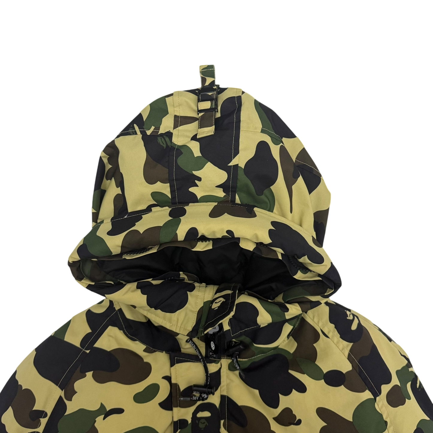 Bape (A Bathing Ape) 1st Camo N-2B Fur-Lined Down Jacket (Size L)