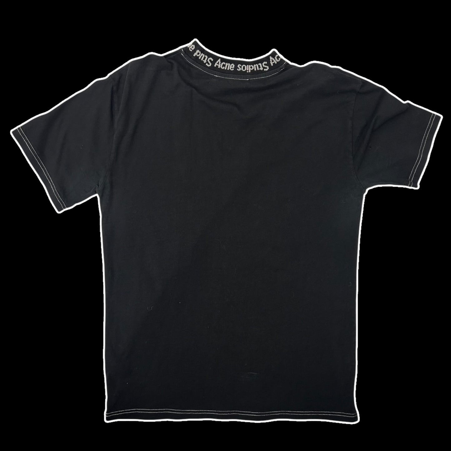 Acne Studios Jacquard Logo T-Shirt Black (Fits S-M)