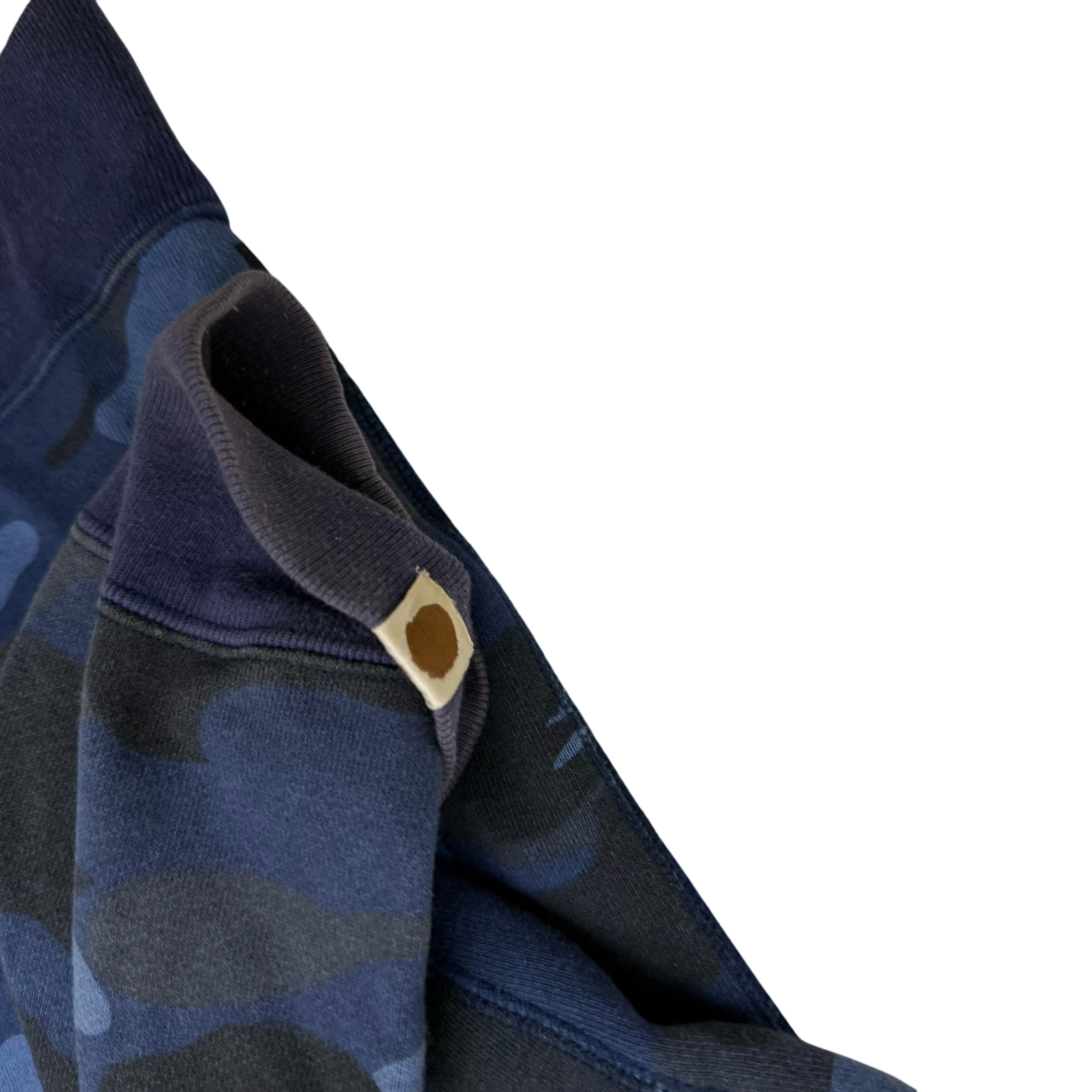 BAPE (A Bathing Ape) 1st Camo Hoodie Blue (Fits XL)