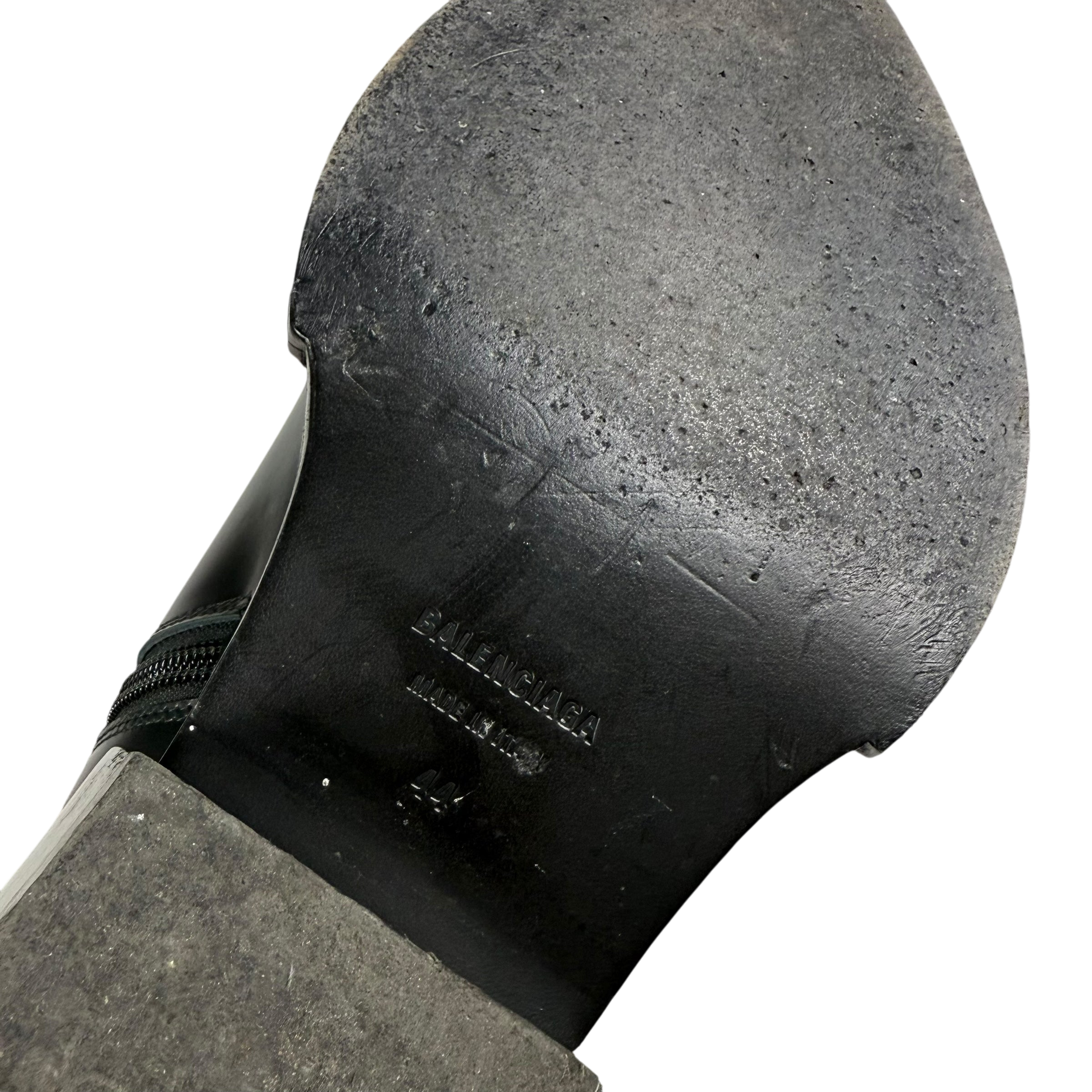 Balenciaga SS19 Santiag Harness Leather Boots Black (fits US11)