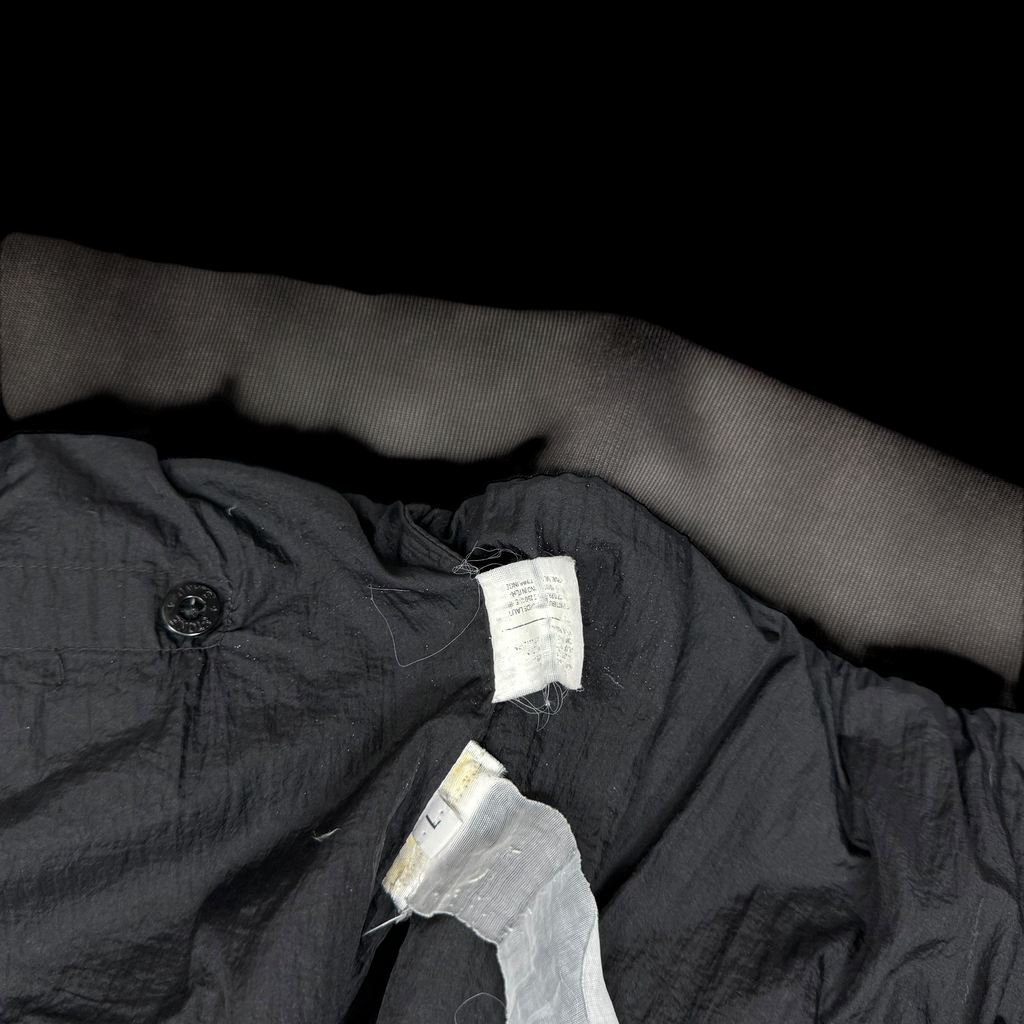 Stone Island AW 2011 Opaque Nylon Tela Down Jacket Grey/Khaki (Size L)