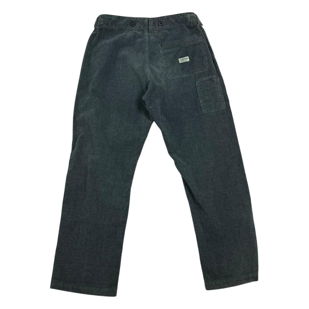 Neighborhood Patchwork Corduroy Pants Faded Green (Size L)