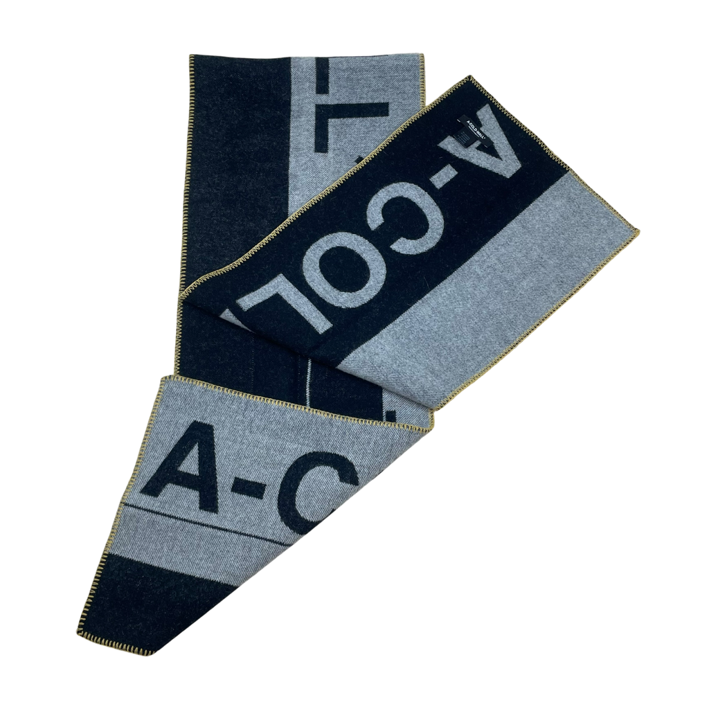 A-COLD-WALL Wool Printed Scarf Grey / Black (One Size)