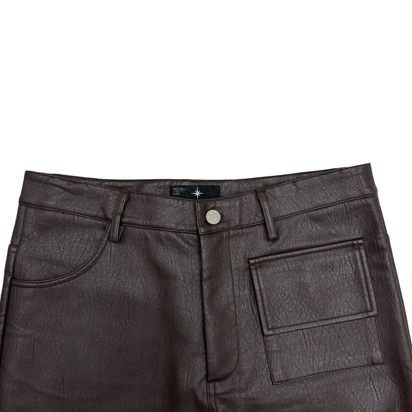 Ranger Cartel SS 2023 Flared Leather Brown Pants (Size L)