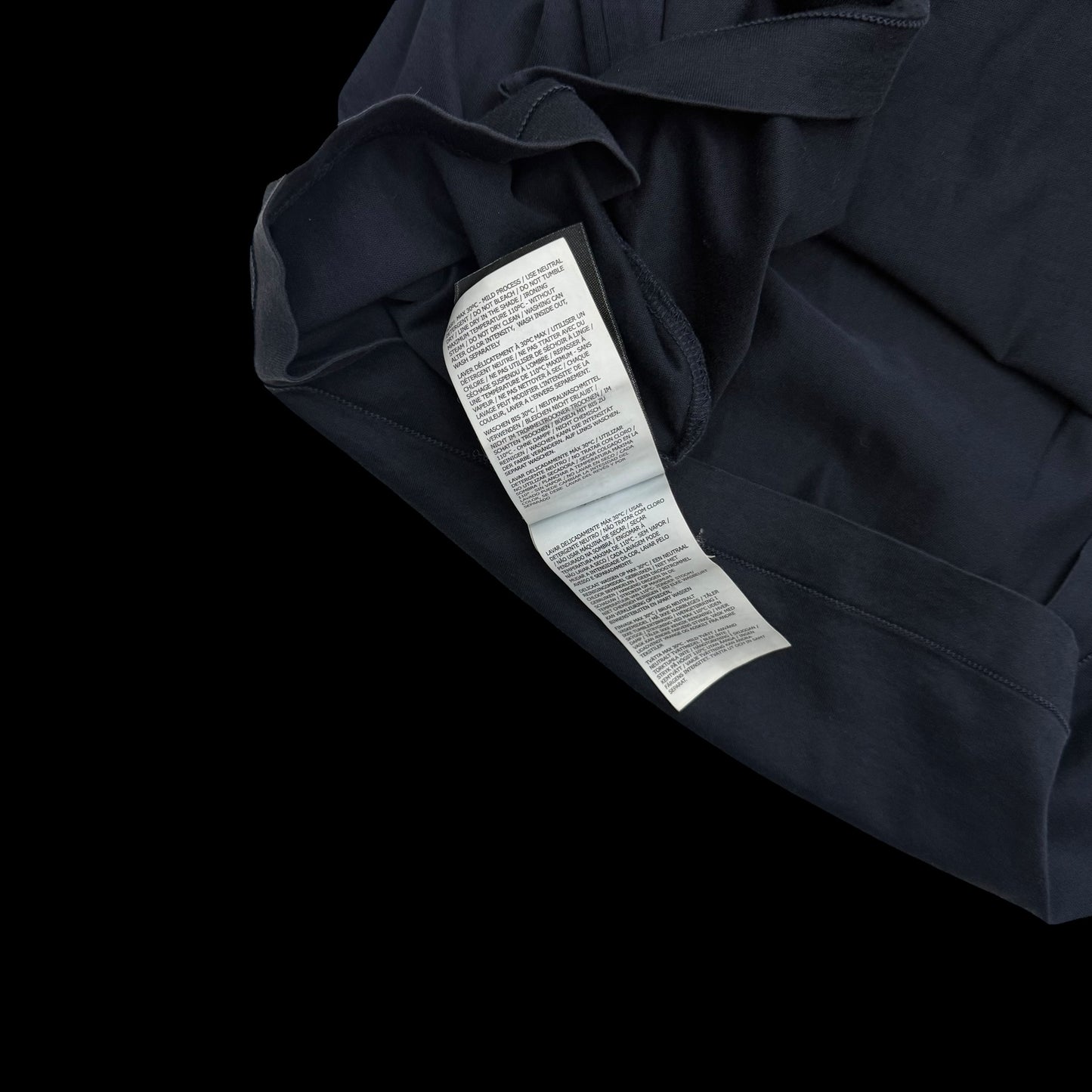 Stone Island Logo Patch T-Shirt Navy (Fits L-XL)