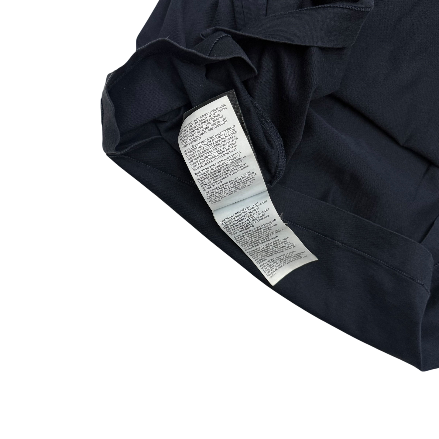 Stone Island Logo Patch T-Shirt Navy (Fits L-XL)
