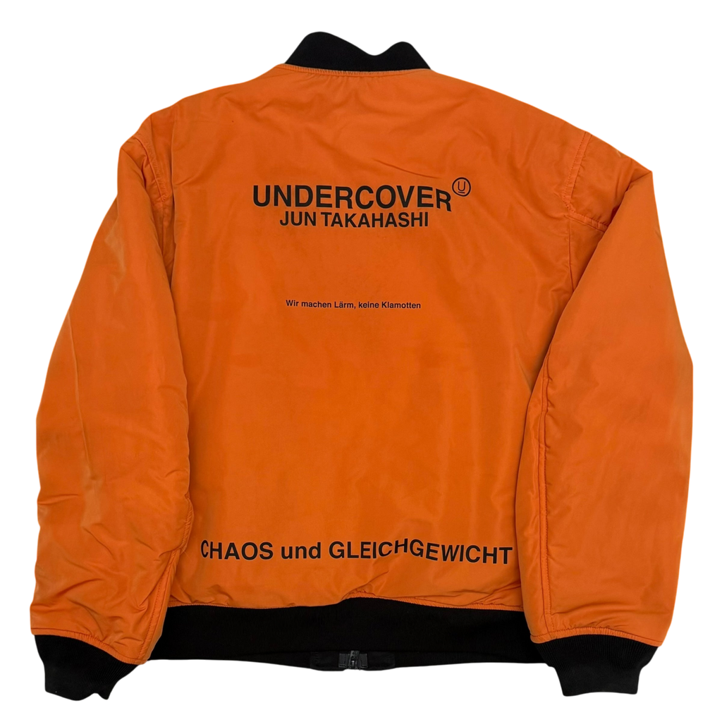 Undercover AW20 Fallen Man Bomber Jacket Black (Fits L-XL)