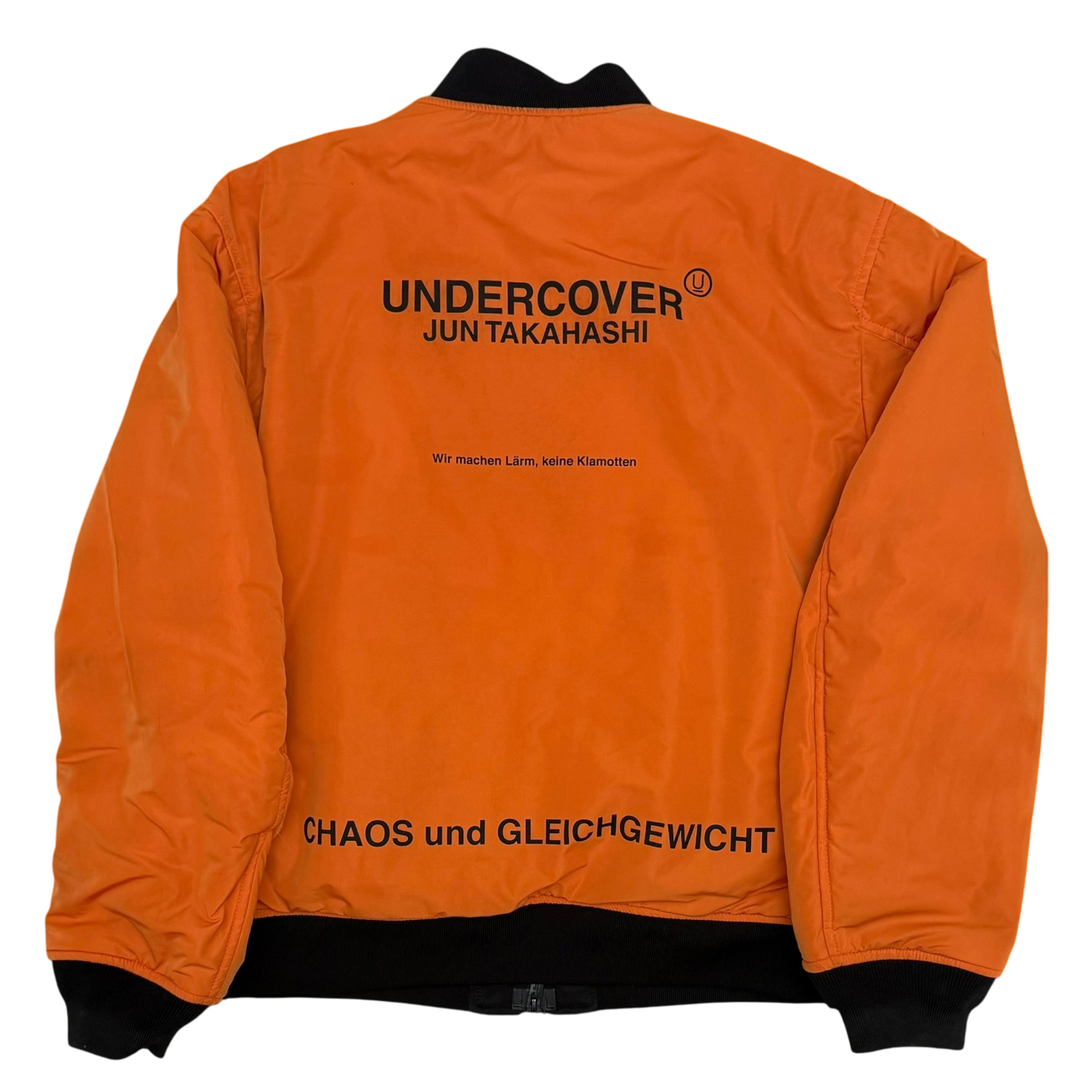 Undercover AW20 Fallen Man Bomber Jacket Black (Fits L-XL)