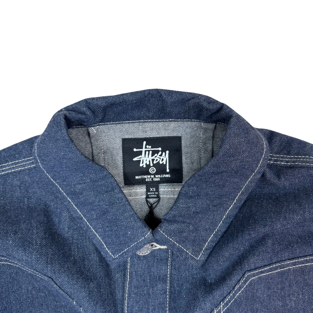 Stussy x Loro Piana x 1017 ALYX 9SM Denim Work Jacket (Fits XS-S)
