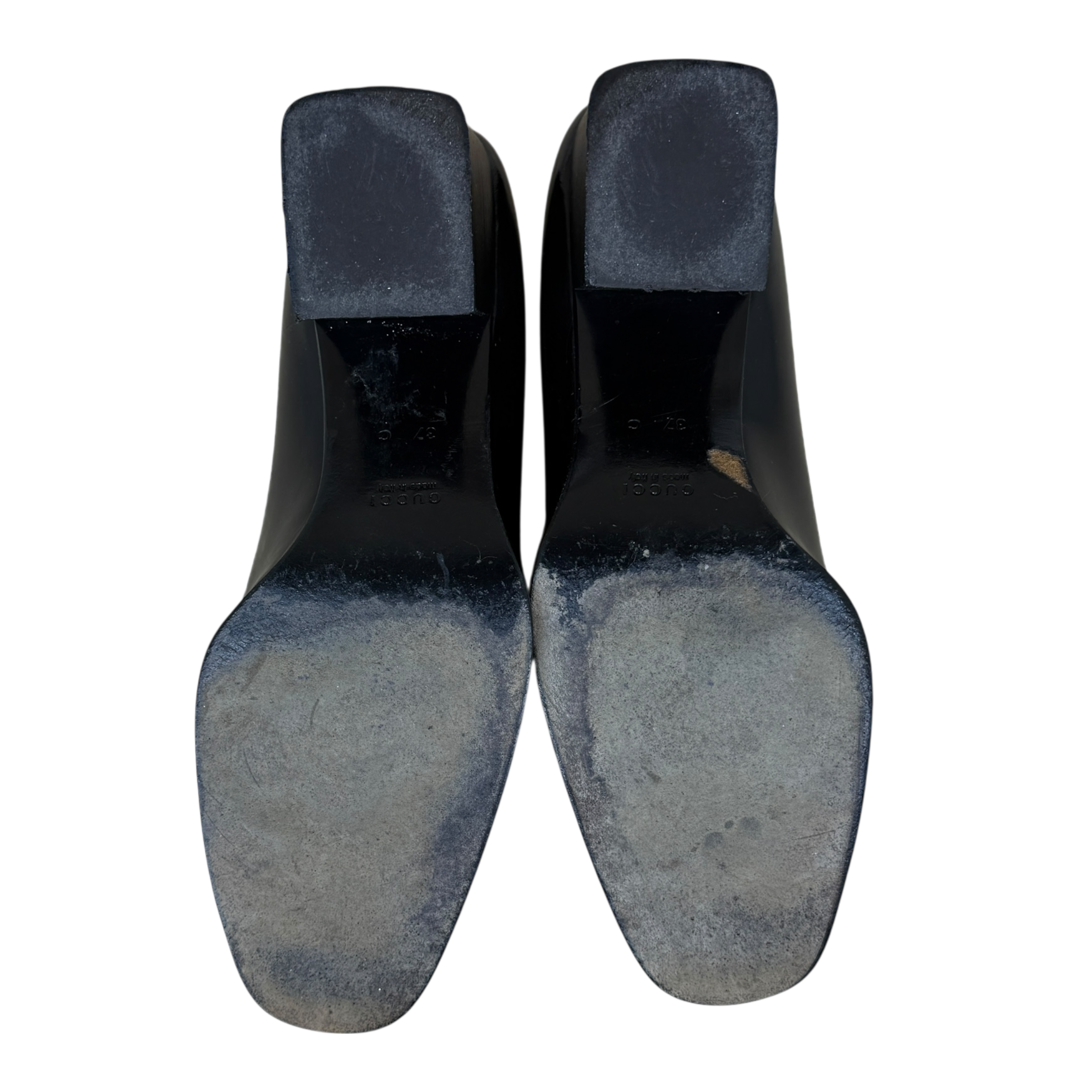 Gucci 90s Heeled Loafers Black (Size EU37)