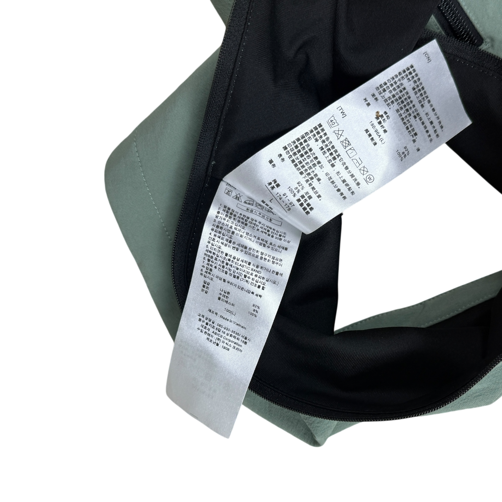 Kiko Kostadinov x ASICS SS19 Poncho Detachable Hooded Jacket Mint/Duck Egg (Size M)