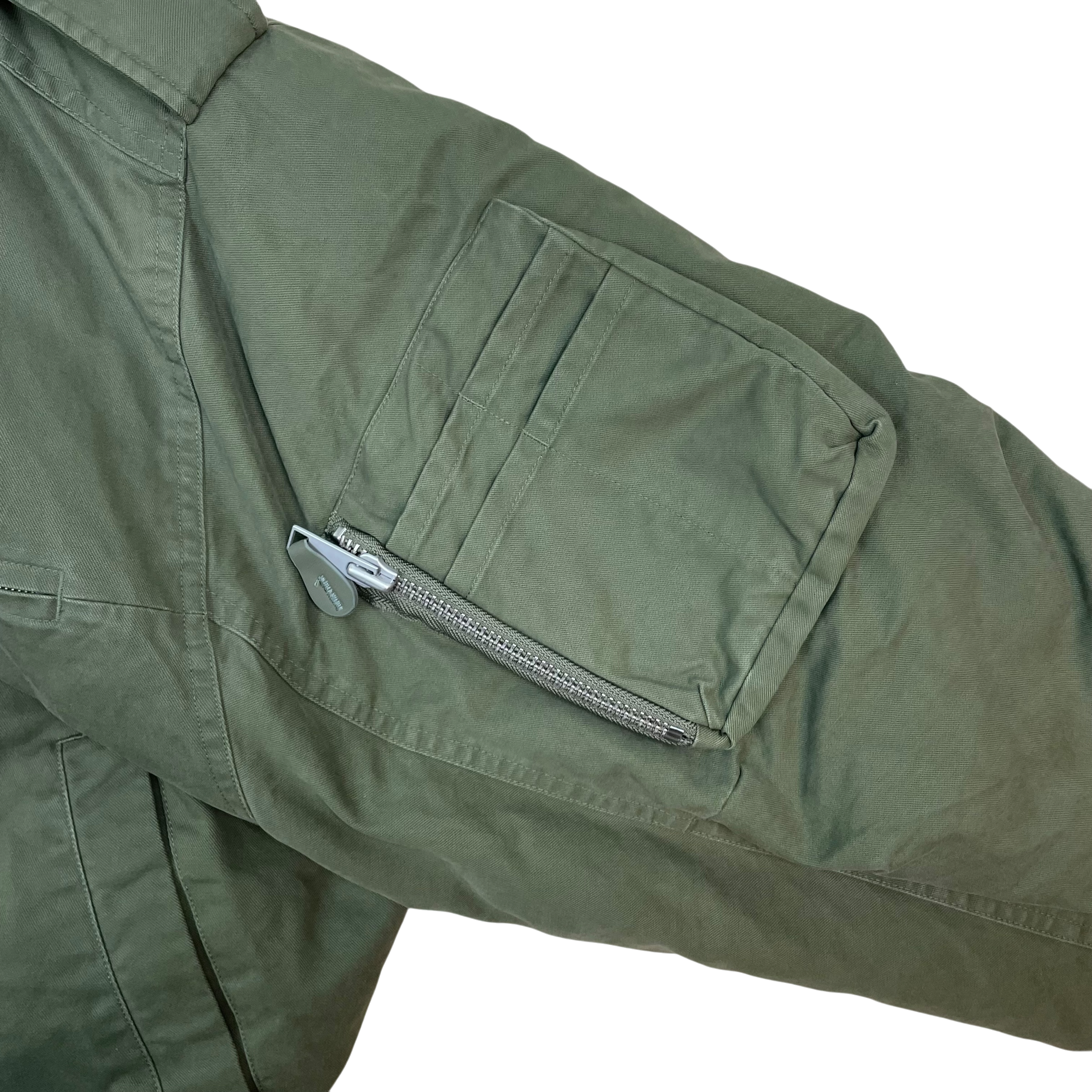 Entire Studios SS25 A-4 Bomber Jacket Khaki Green (Size M)