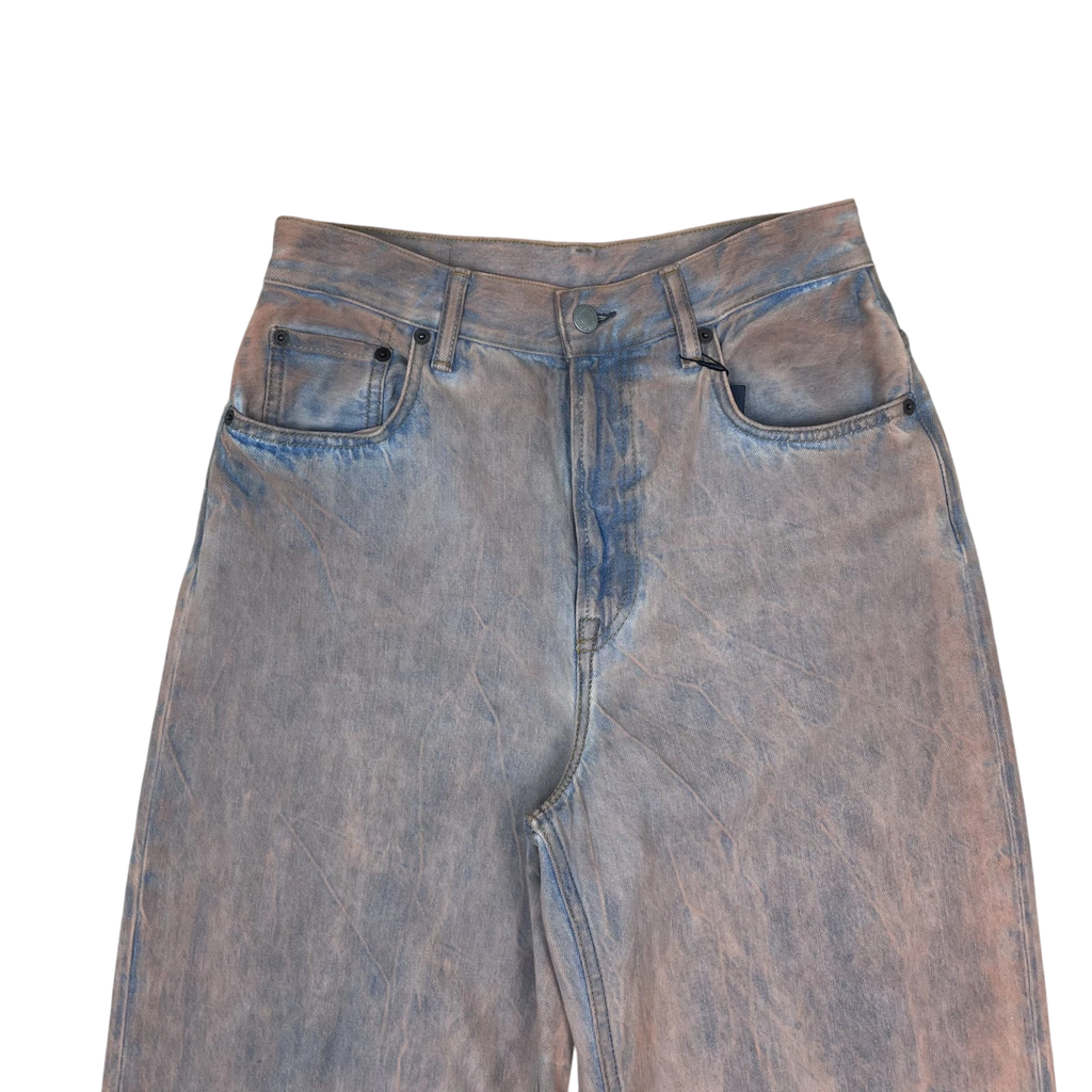 Acne Studios FW23 Wide-Leg Jeans Blue/Pink (Size 27”)