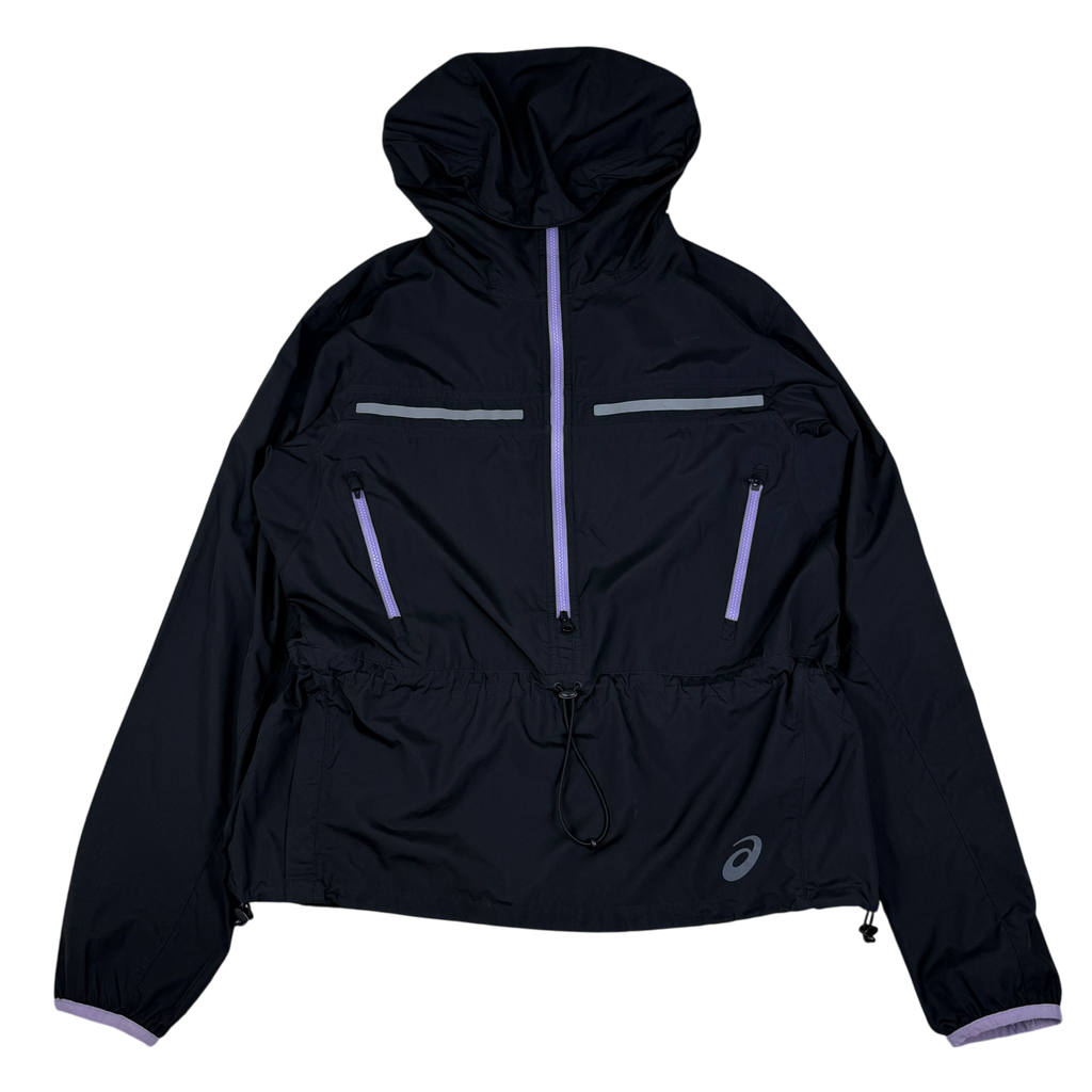 Kiko Kostadinov x ASICS Woven Anorak Jacket Black/Purple (Size M)