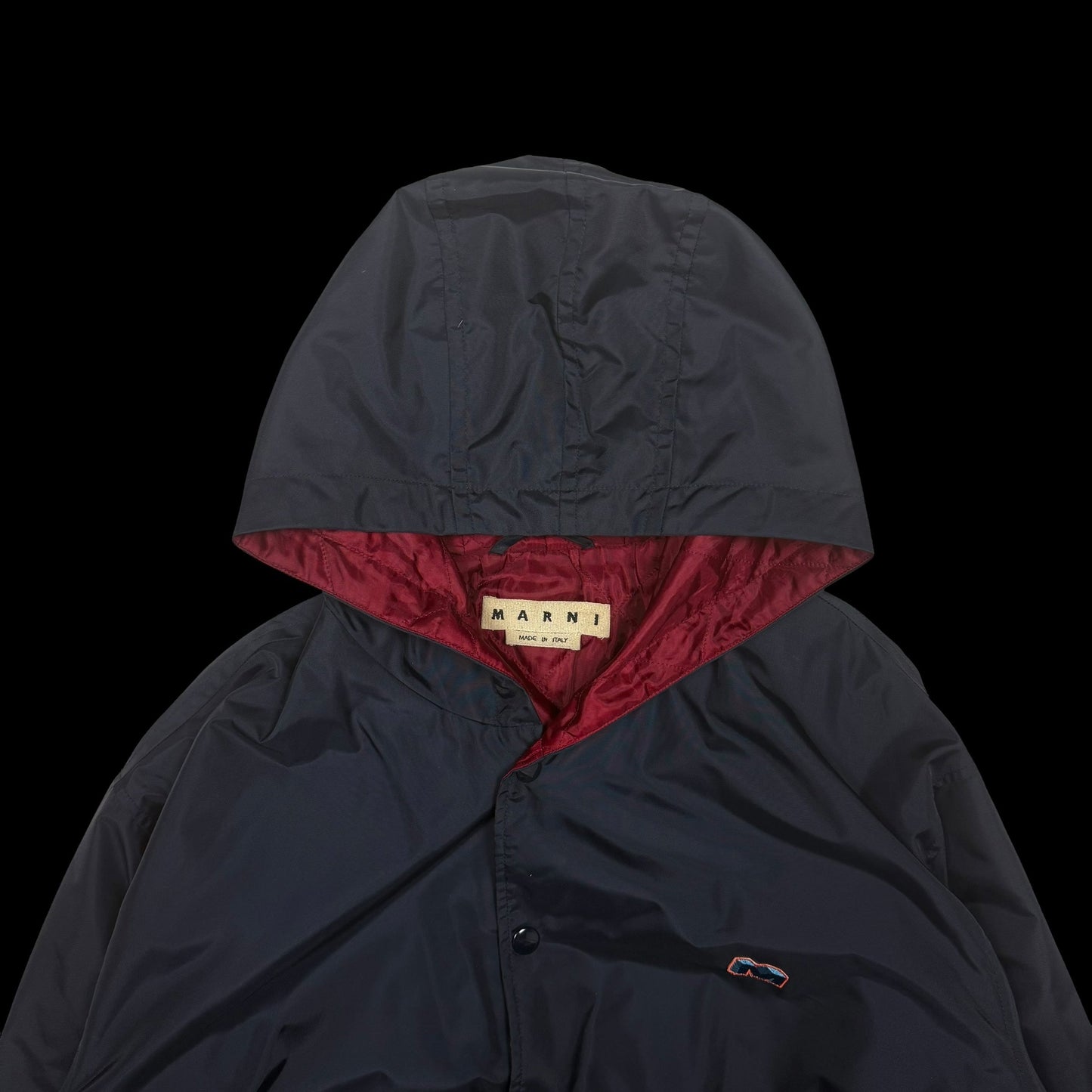 Marni Oversized Nylon Jacket Navy (Fits XL–XXL)