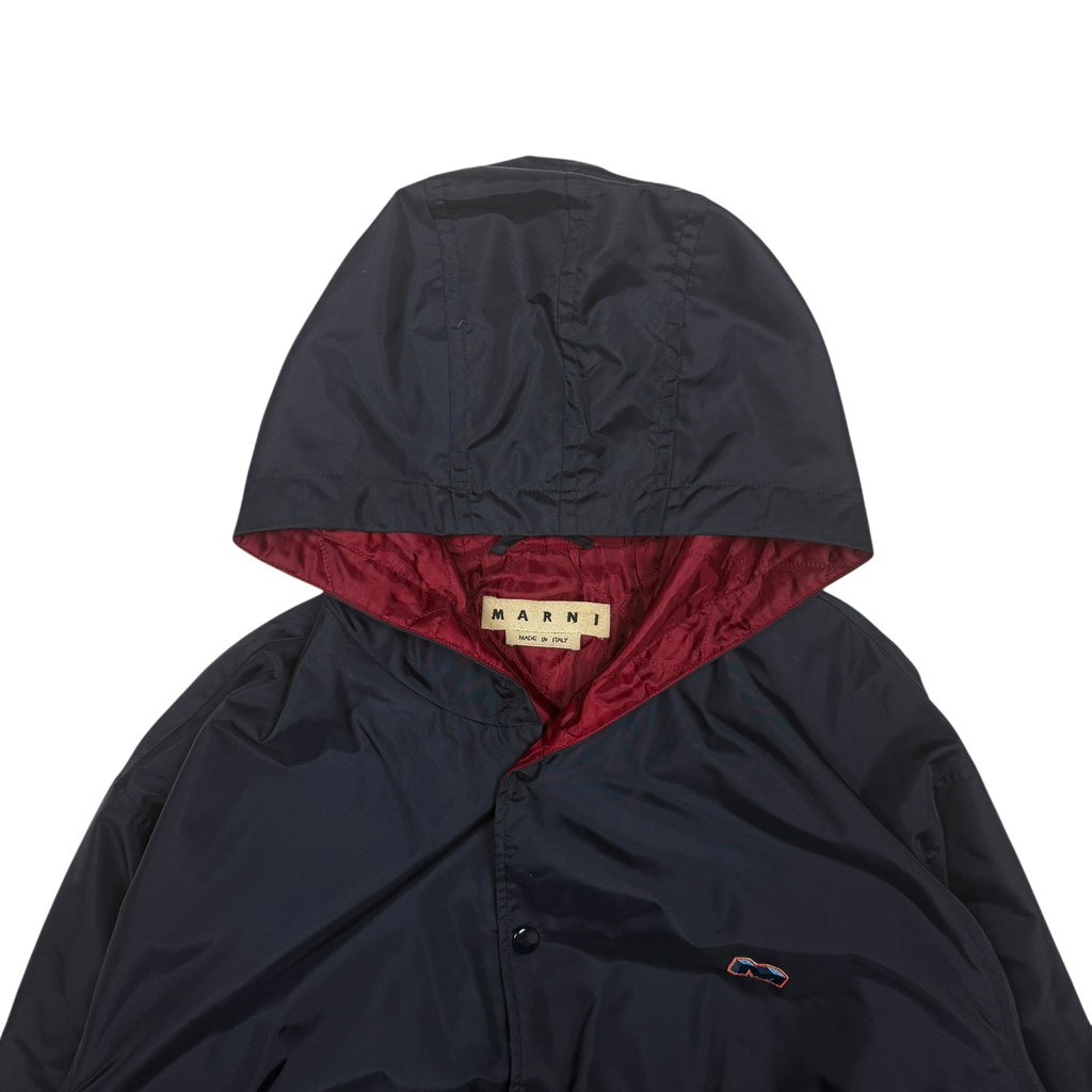 Marni Oversized Nylon Jacket Navy (Fits XL–XXL)