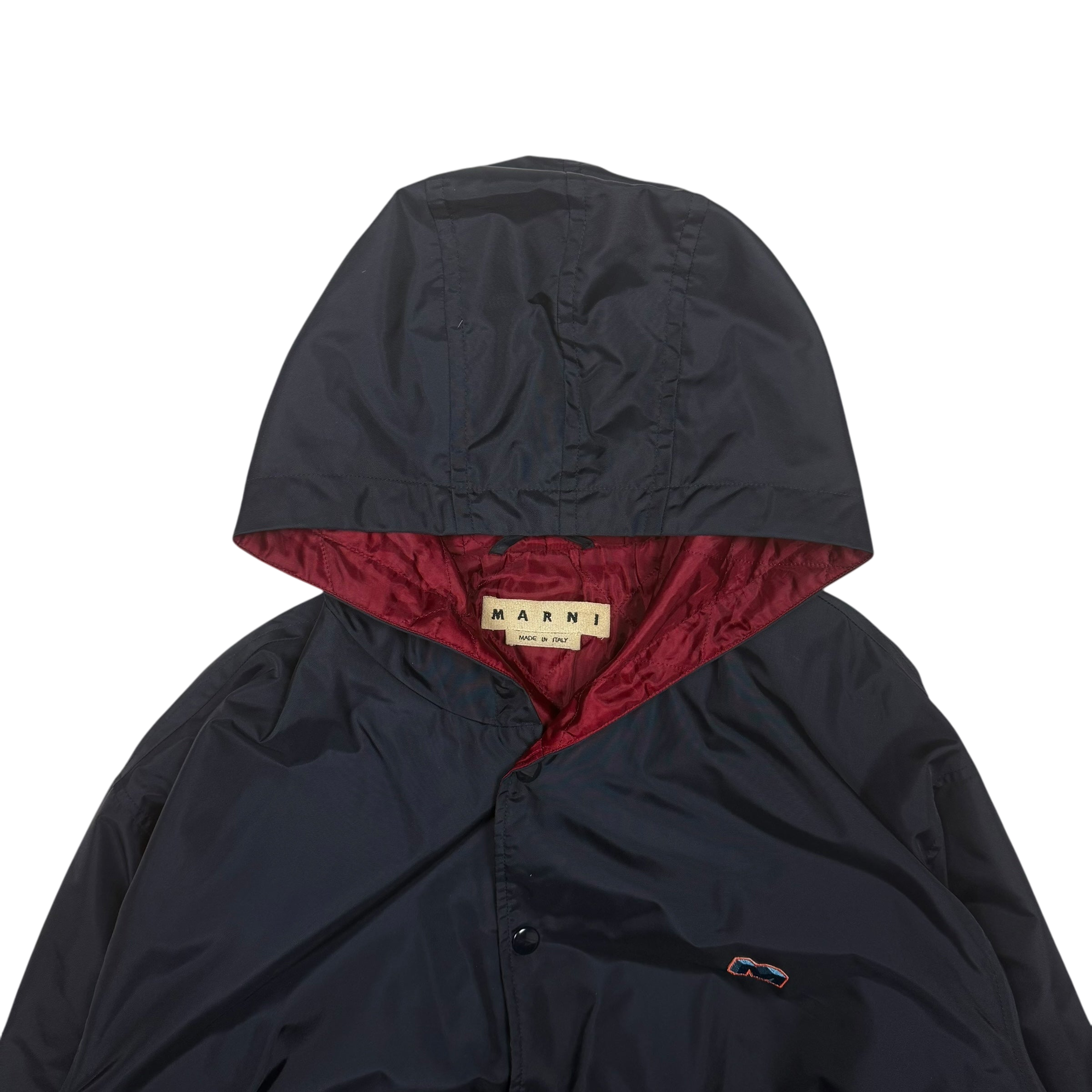 Marni Oversized Nylon Jacket Navy (Fits XL–XXL)