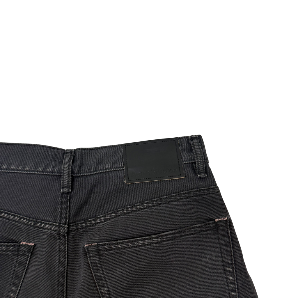 Acne Studios Loose Fit Denim Shorts Washed Grey (Fits 30”)