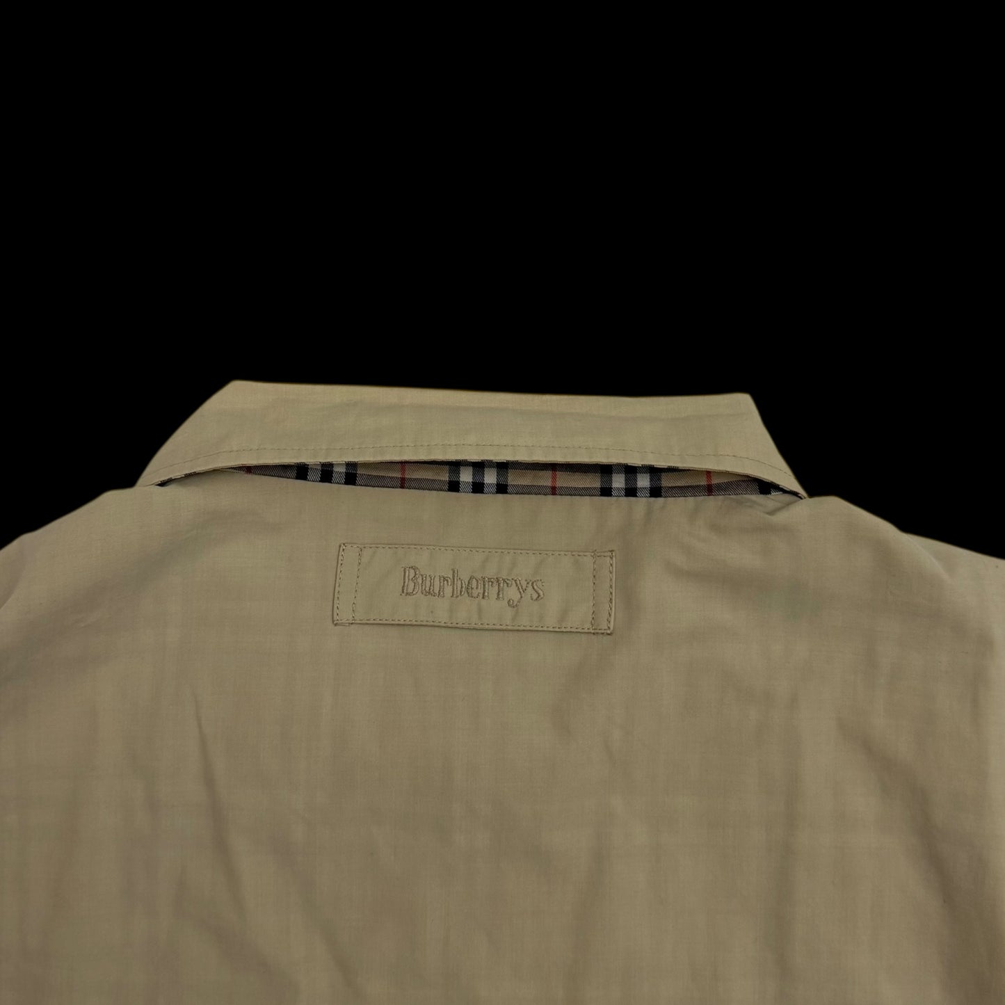 Burberry 90s Nova Check Reversible Harrington Jacket Beige (Fits XL)