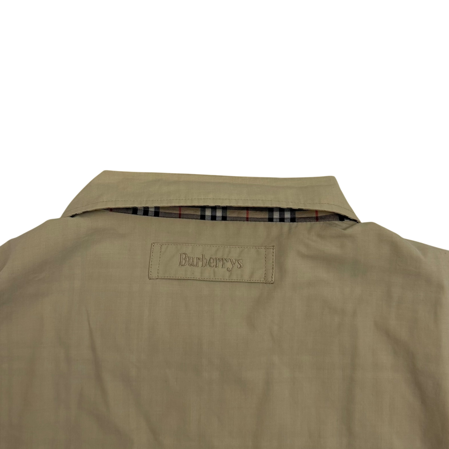 Burberry 90s Nova Check Reversible Harrington Jacket Beige (Fits XL)