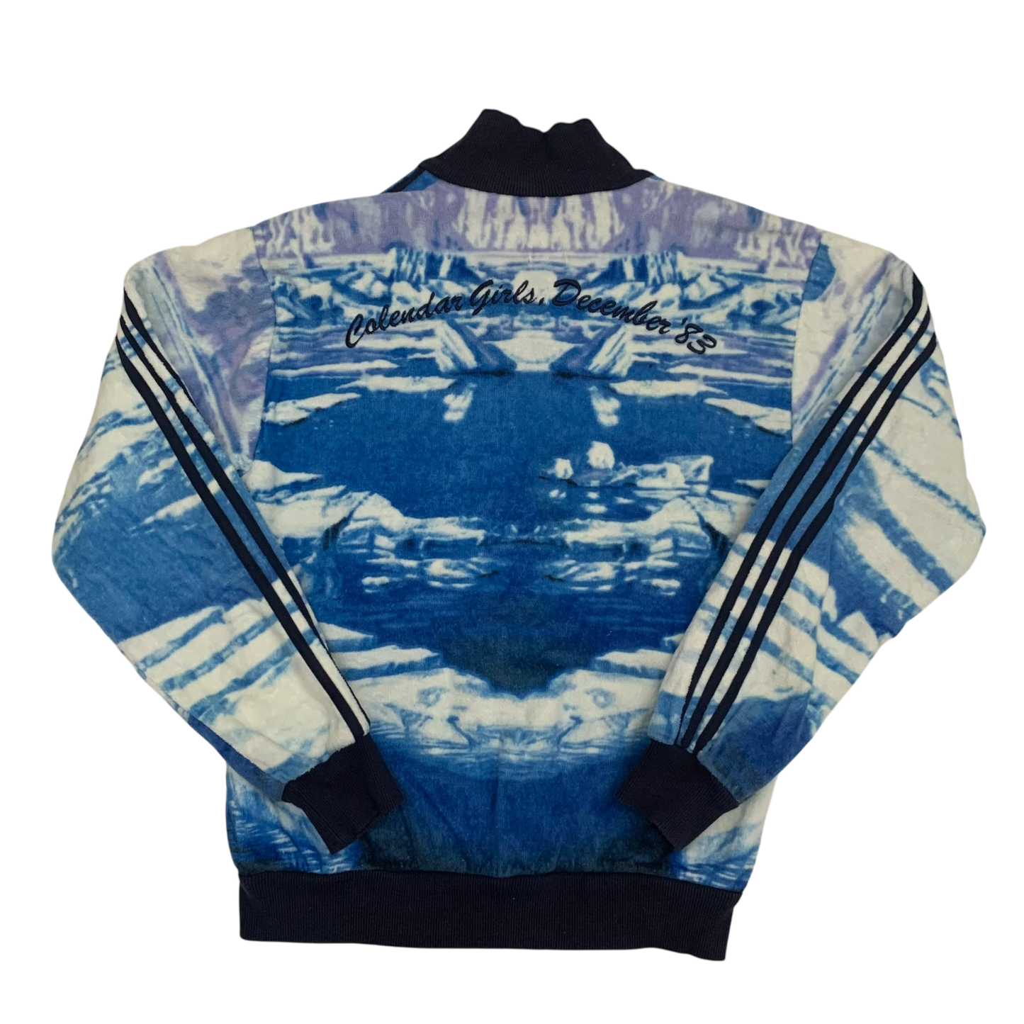 Adidas Vintage ‘Calendar Girls December ‘83’ Track Jacket Blue (Fits M)