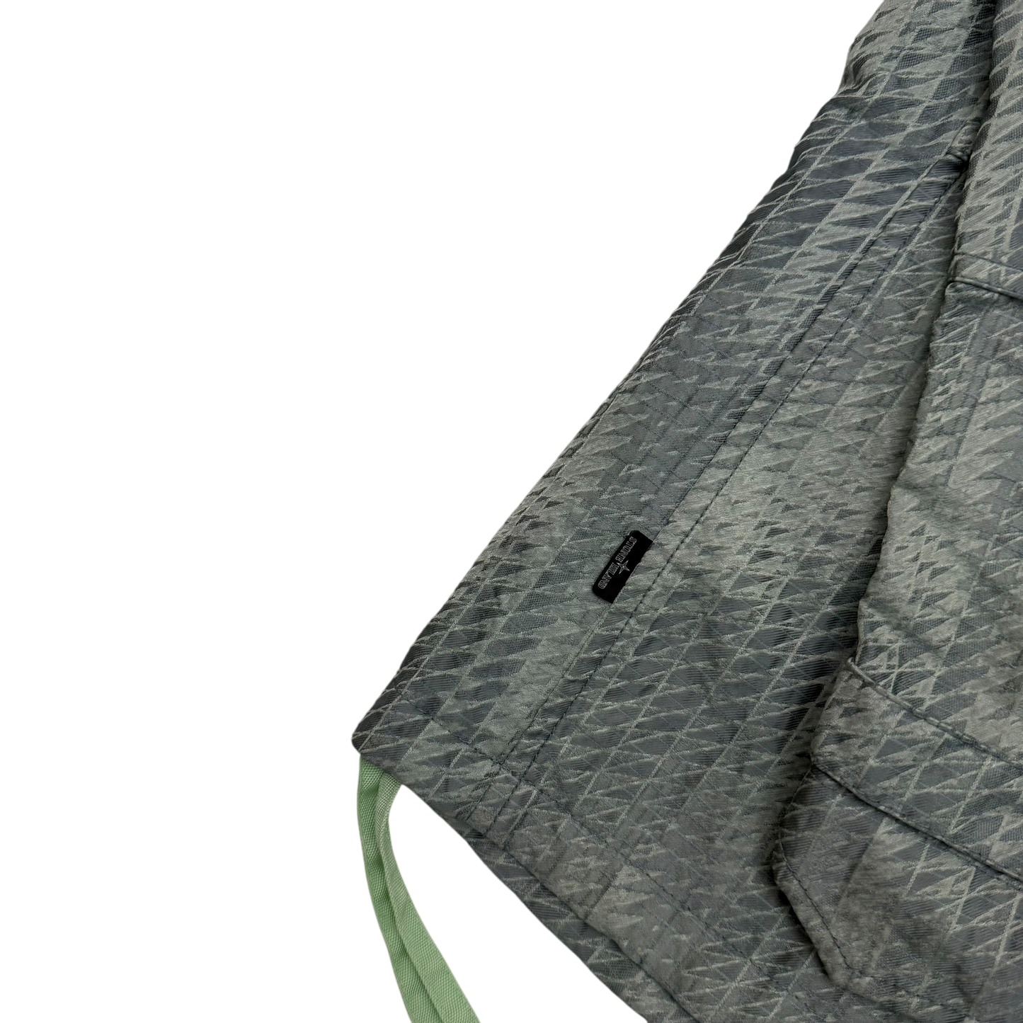Stone Island Shadow Project SS 2016 Jacquard Nylon Jacket Grey / Green (Size L)