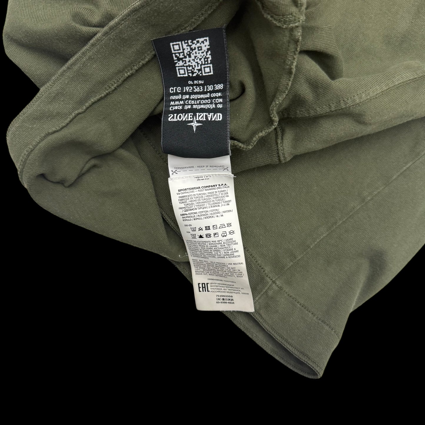 Stone Island Crewneck Sweatshirt Khaki Green (Fits M-L)