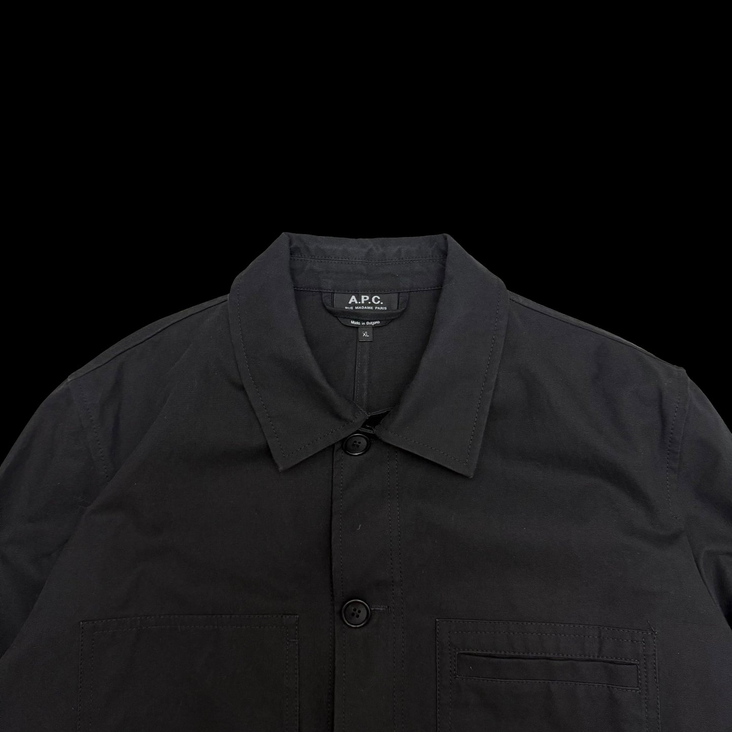 A.P.C. Lazare Shirt Jacket Black (fits L-XL)