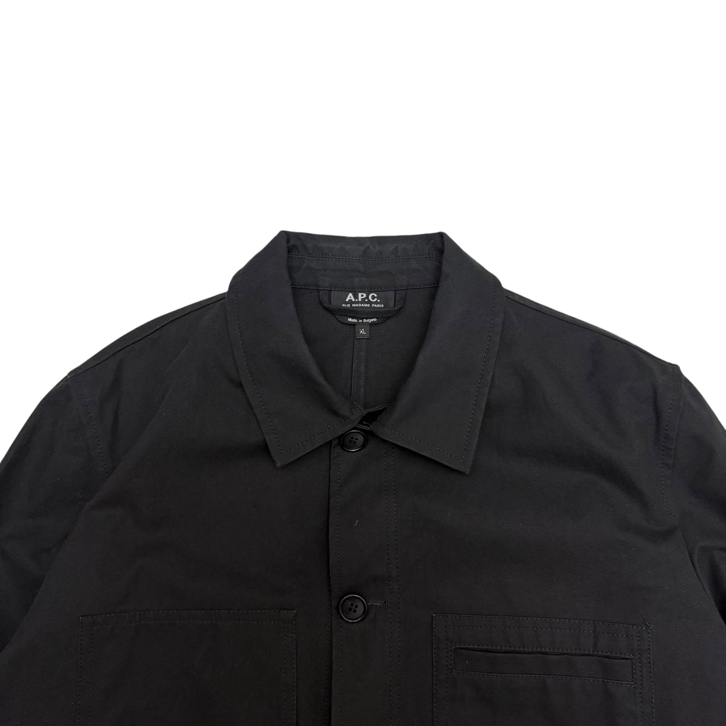 A.P.C. Lazare Shirt Jacket Black (fits L-XL)