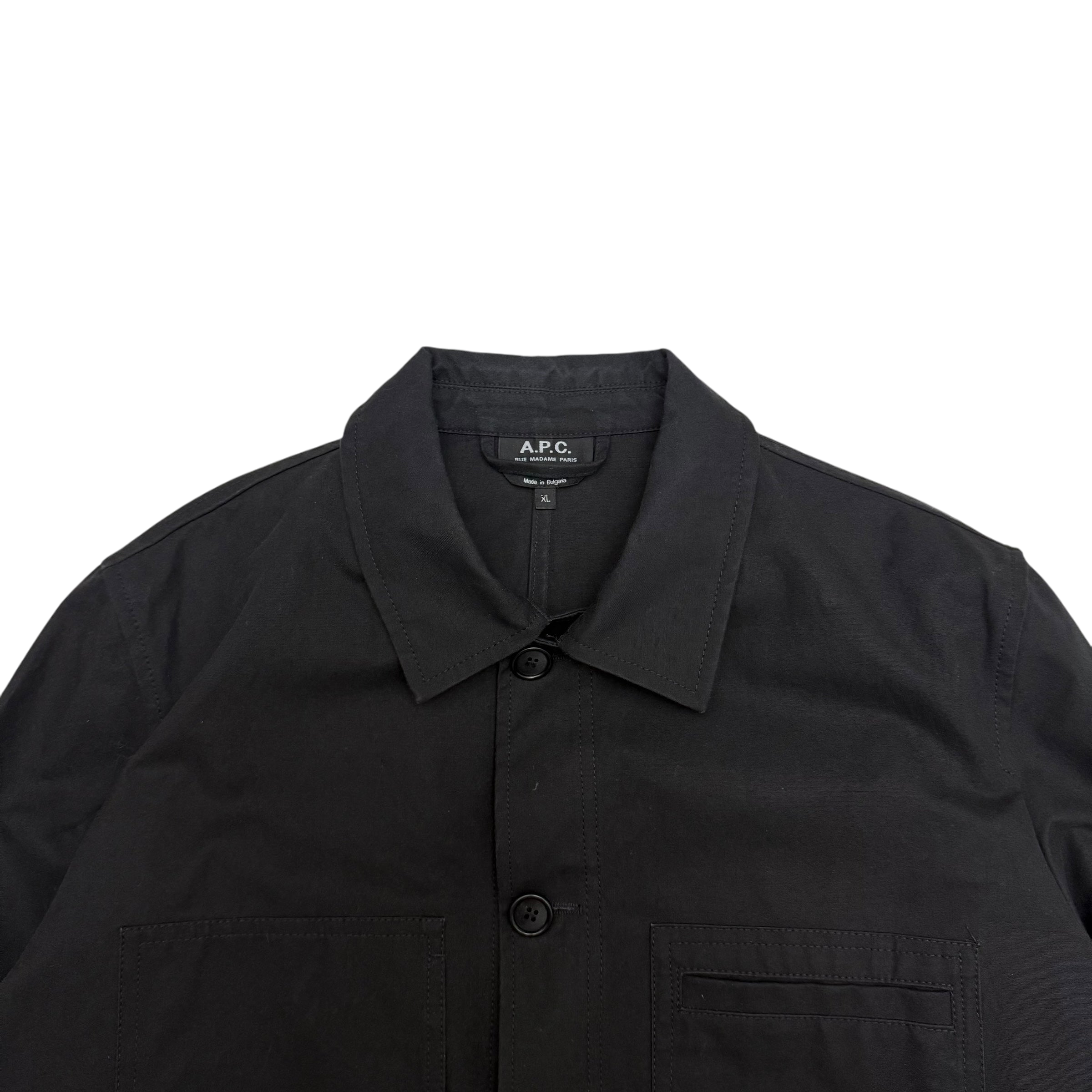 A.P.C. Lazare Shirt Jacket Black (fits L-XL)