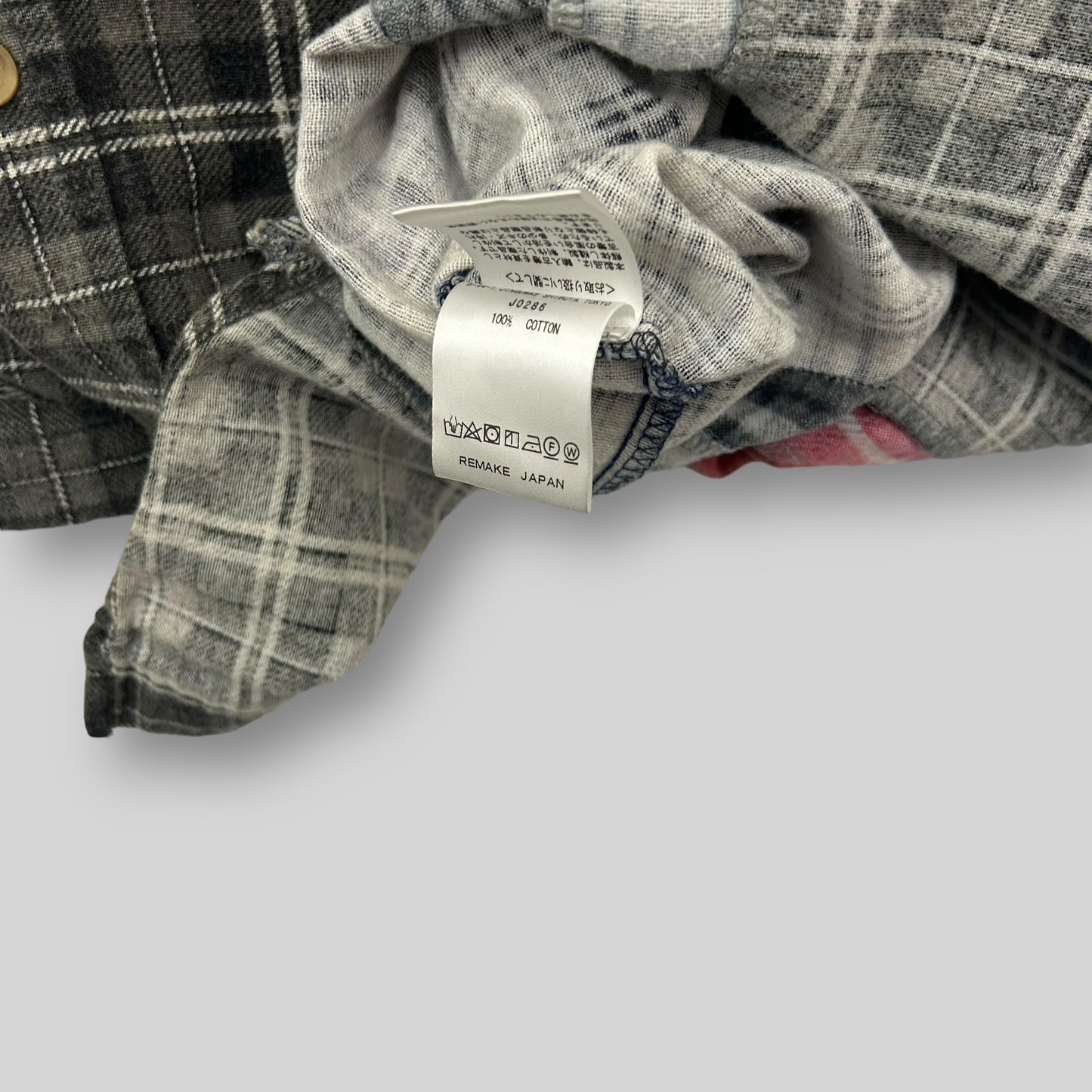 Needles Rebuild 7 Cut Flannel Shirt (Size L)