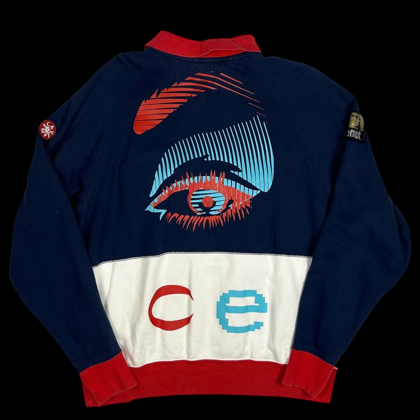 Rare Cav Empt CAV-UAL Collared Sweatshirt (Size M)