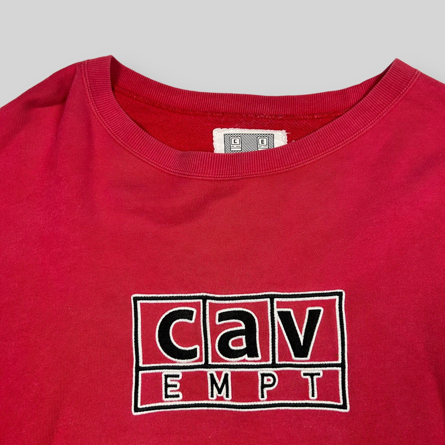 Cav Empt Box Logo Crewneck Sweatshirt (Fits L/XL)