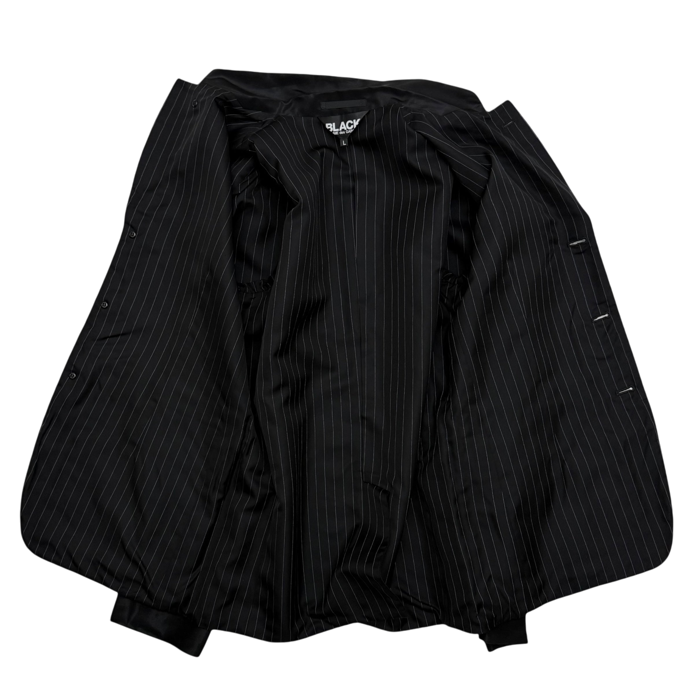 Comme Des Garçons BLACK SS20 Triacetate Blazer Black (Fits M)
