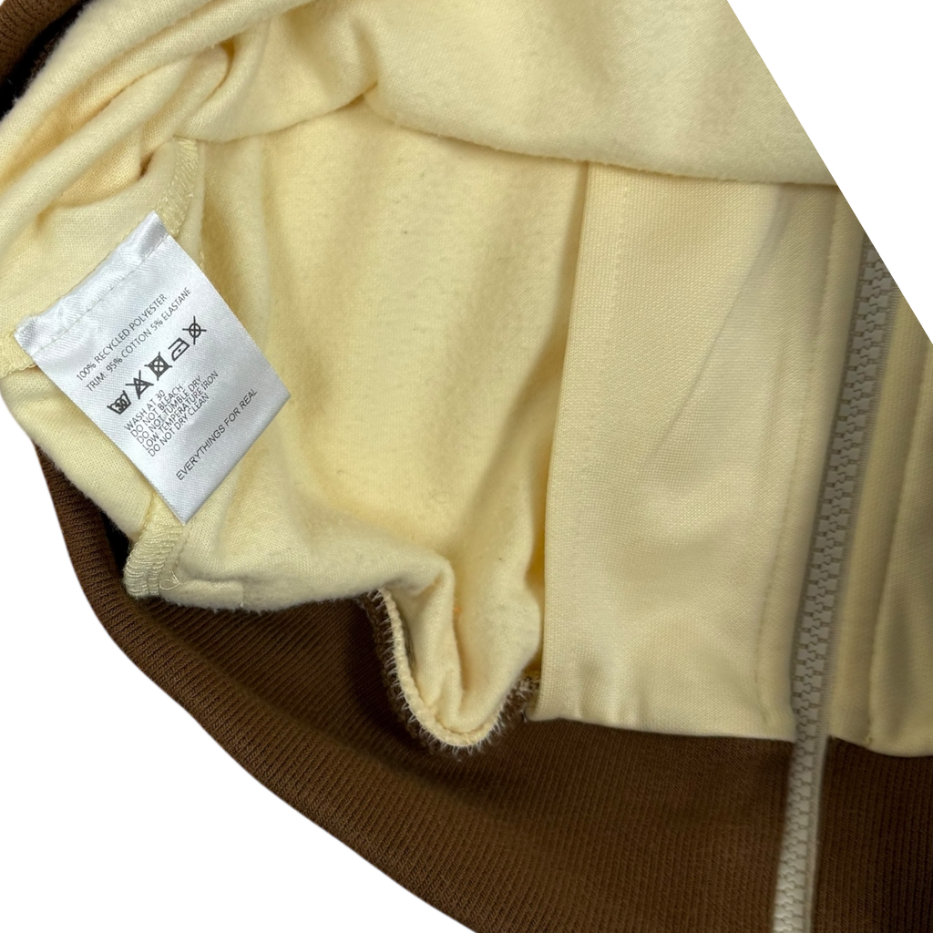 Wales Bonner Percussion Track Jacket Cream/Orange (Fits S-M)